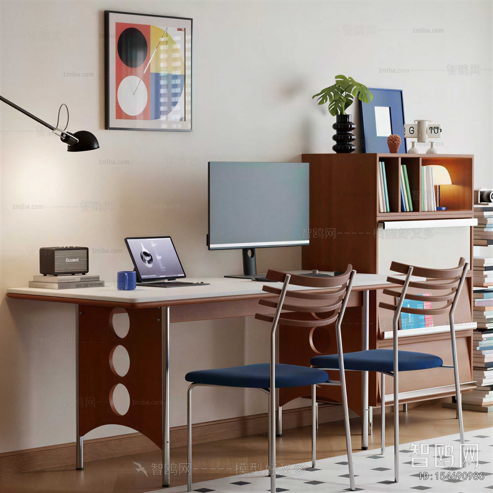 Modern Computer Desk And Chair