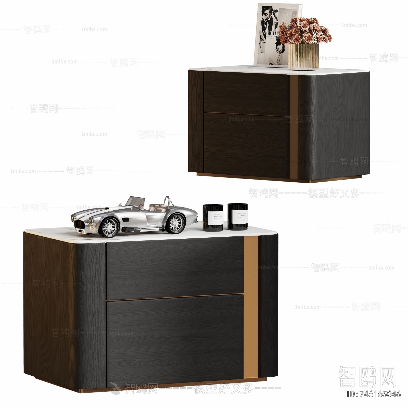 Modern Bedside Cupboard