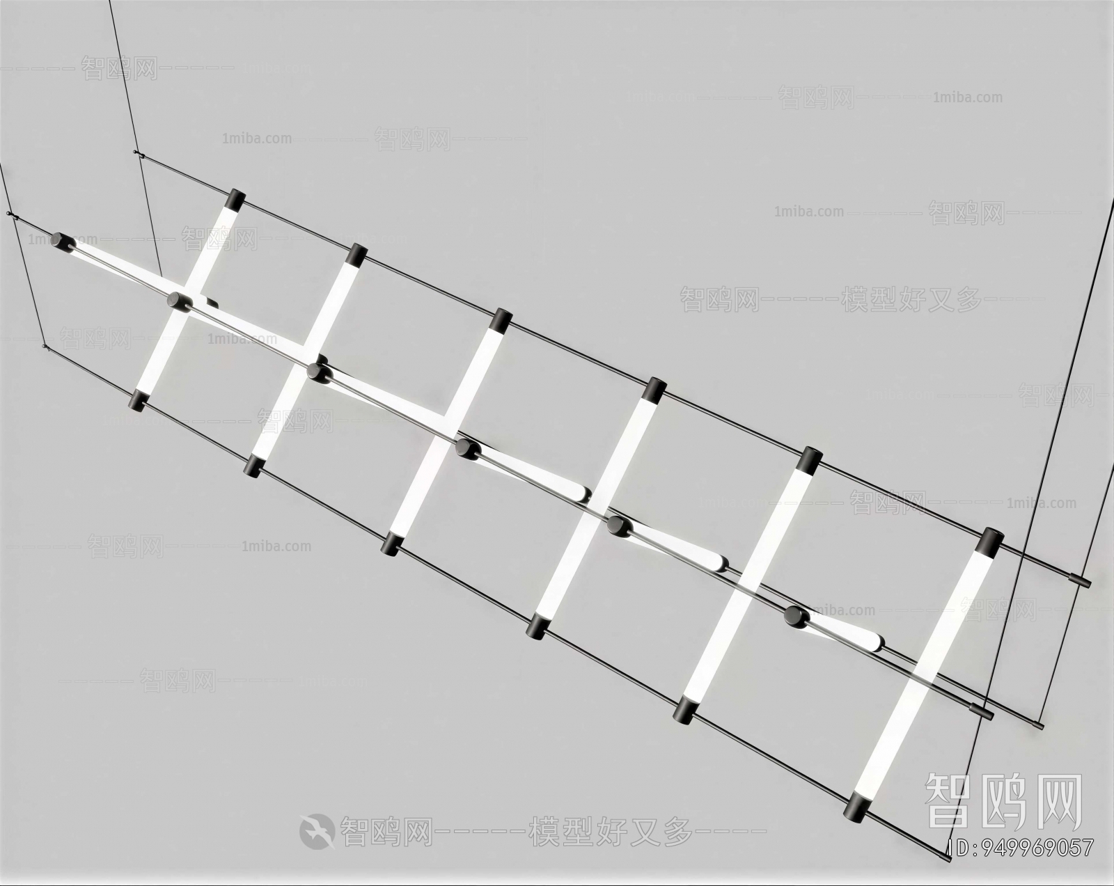 Modern Long Chandelier