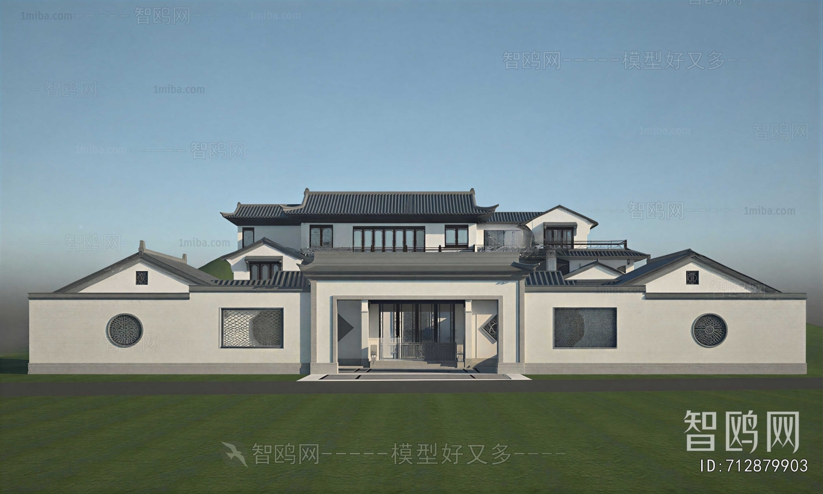 Chinese Style Villa Appearance