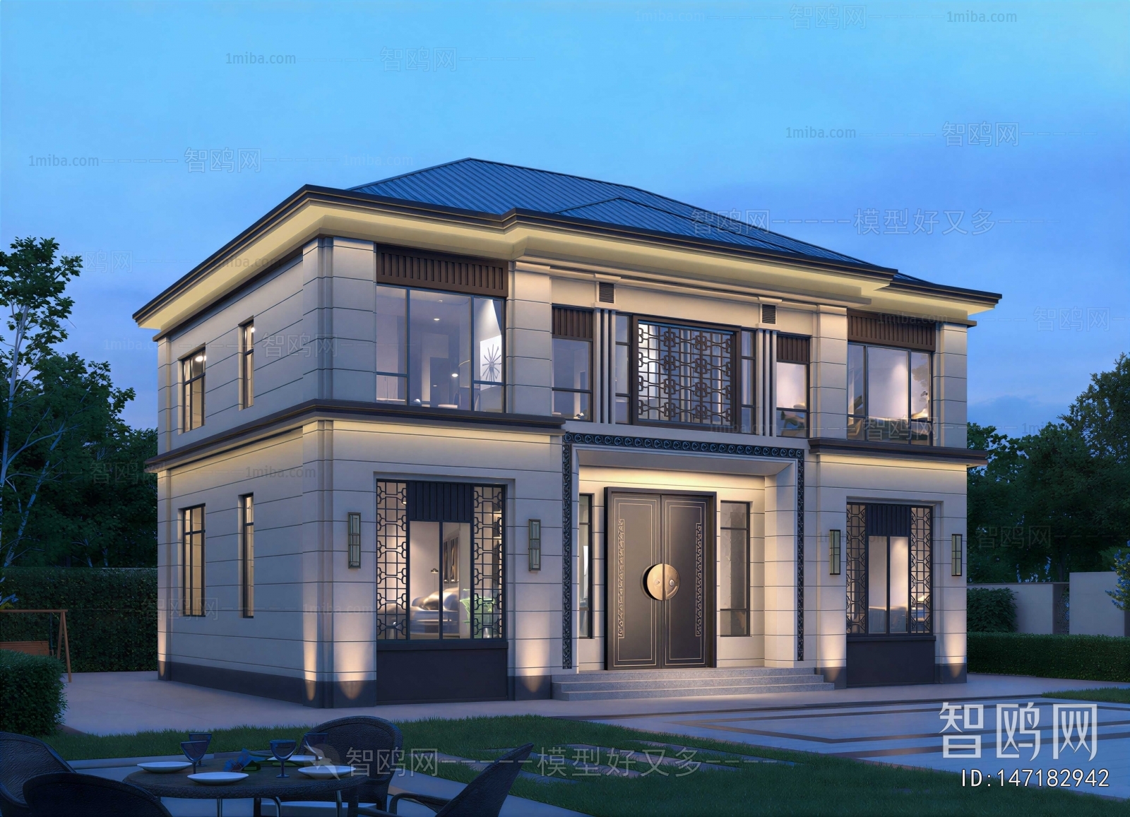 New Chinese Style Detached Villa