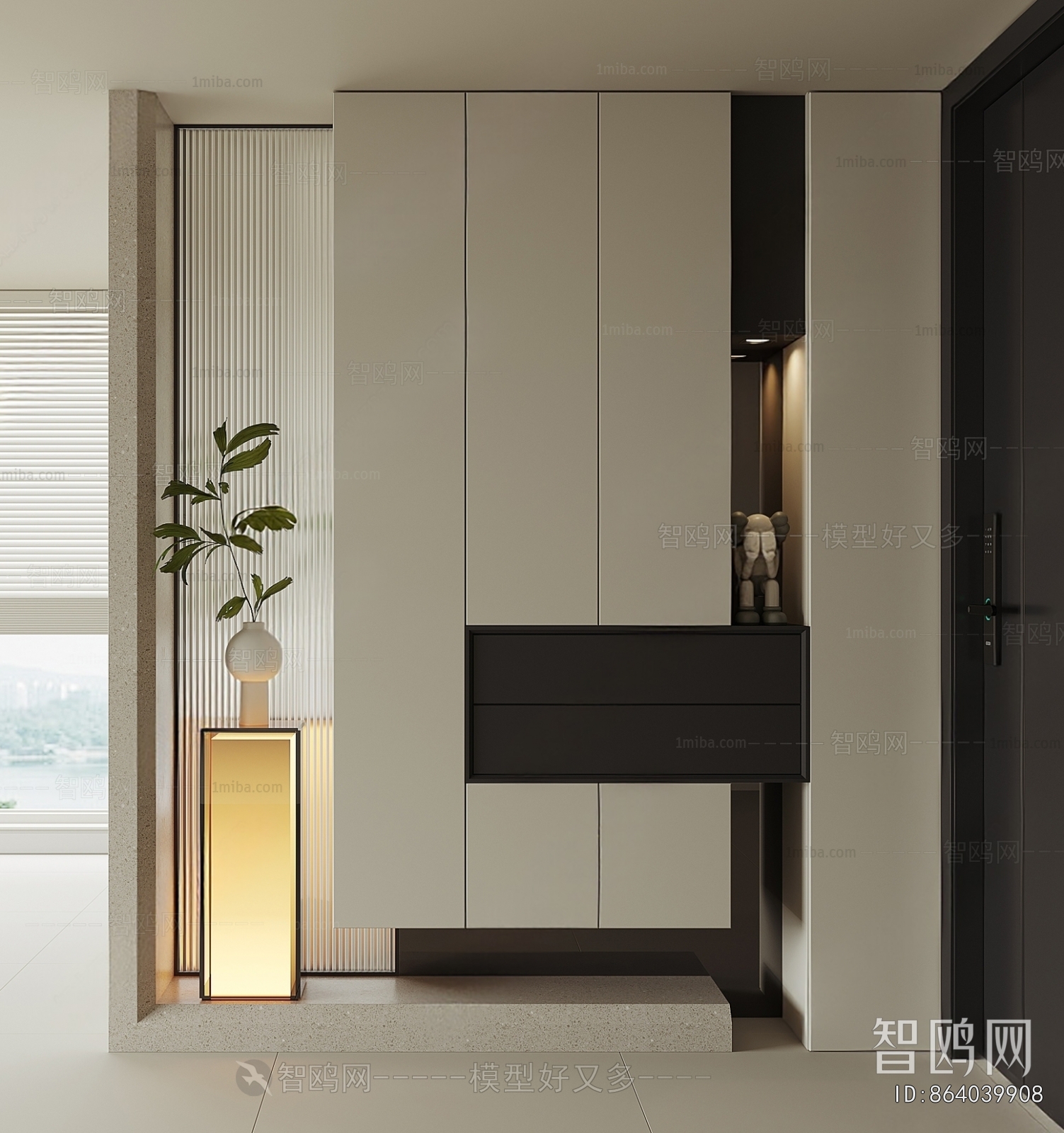 Modern Shoe Cabinet