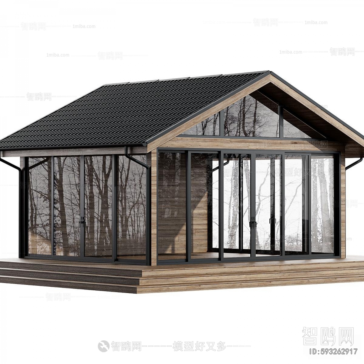 Modern Glass Sunshine Room