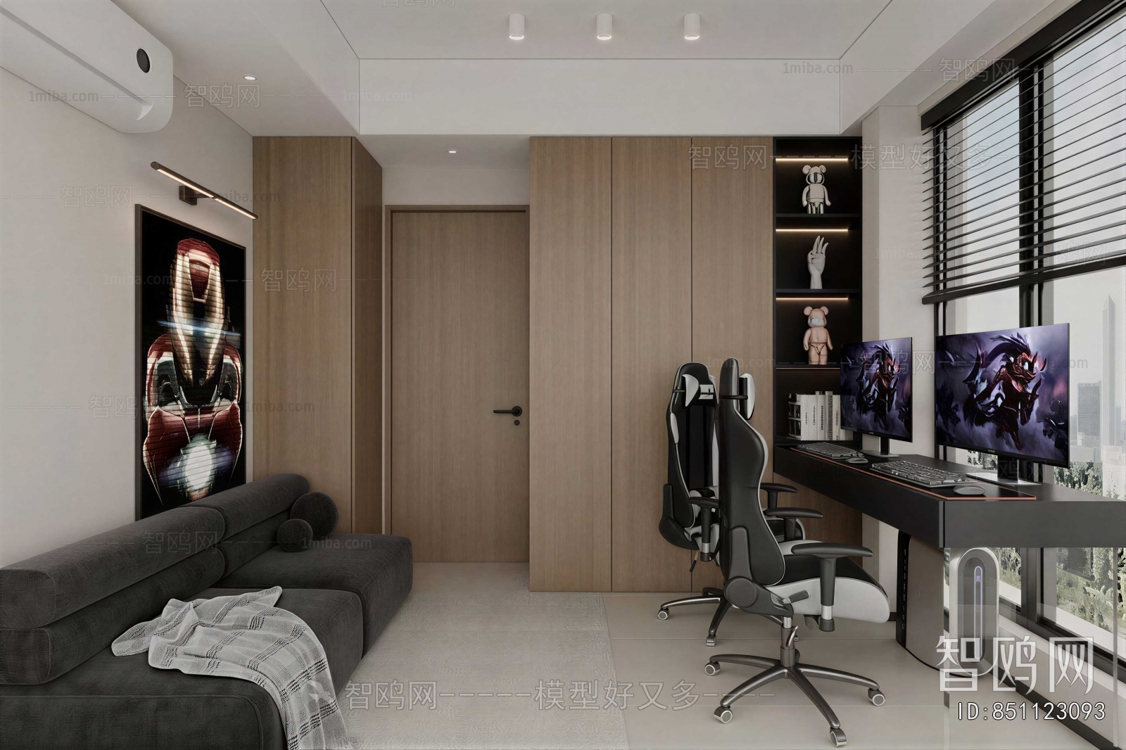 Modern E-sports Room