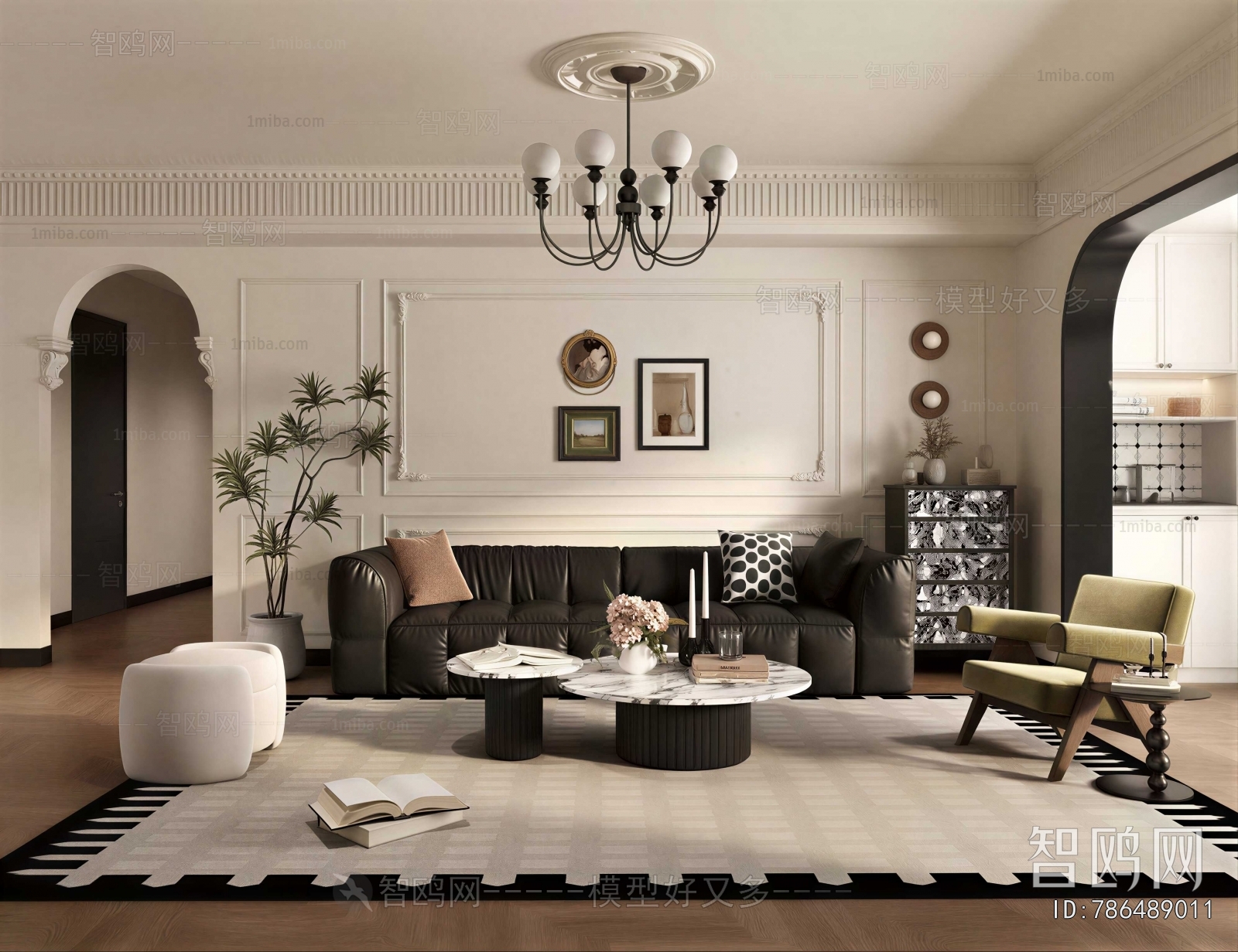 French Style A Living Room