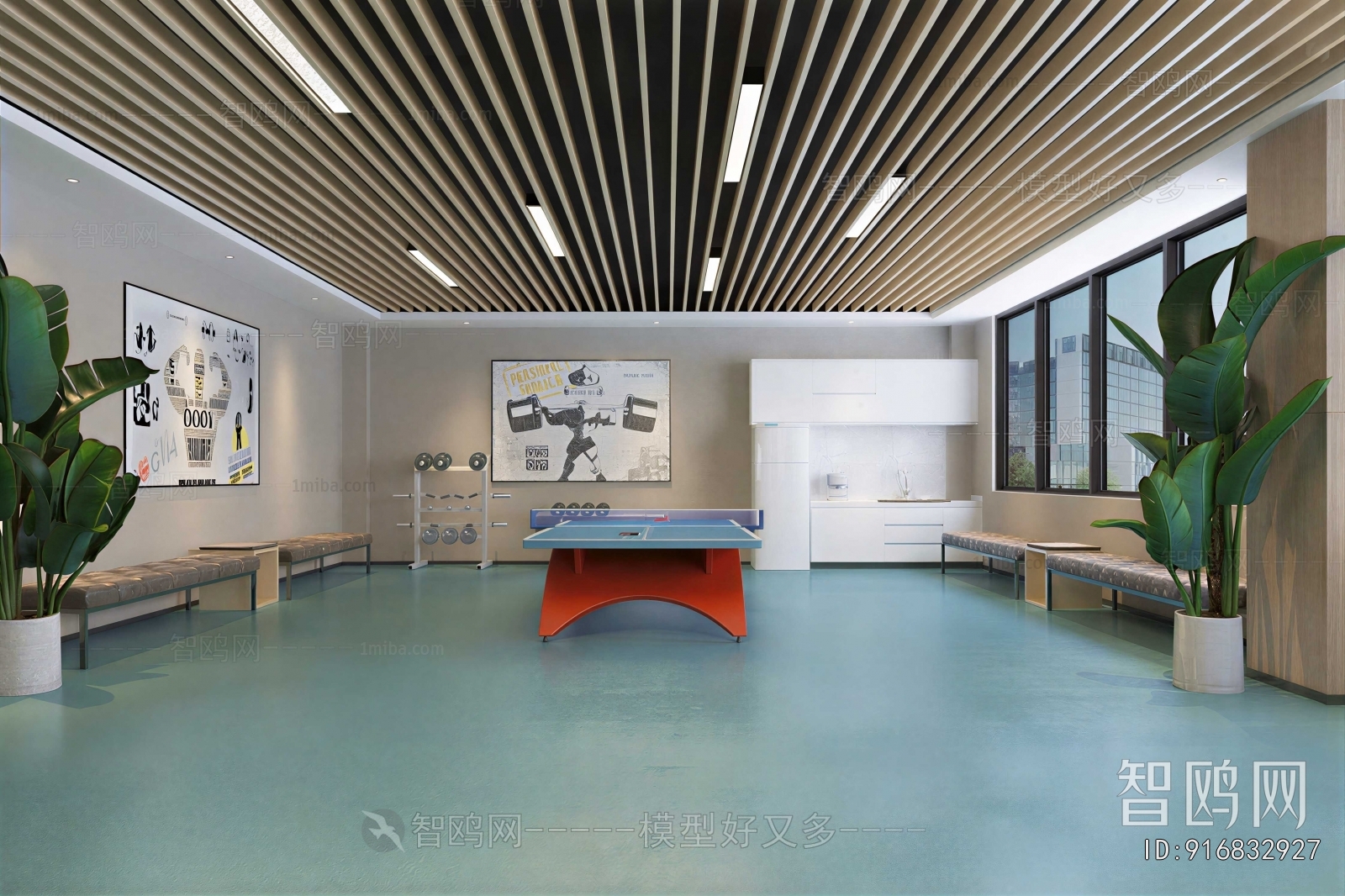 Modern Table Tennis Arena