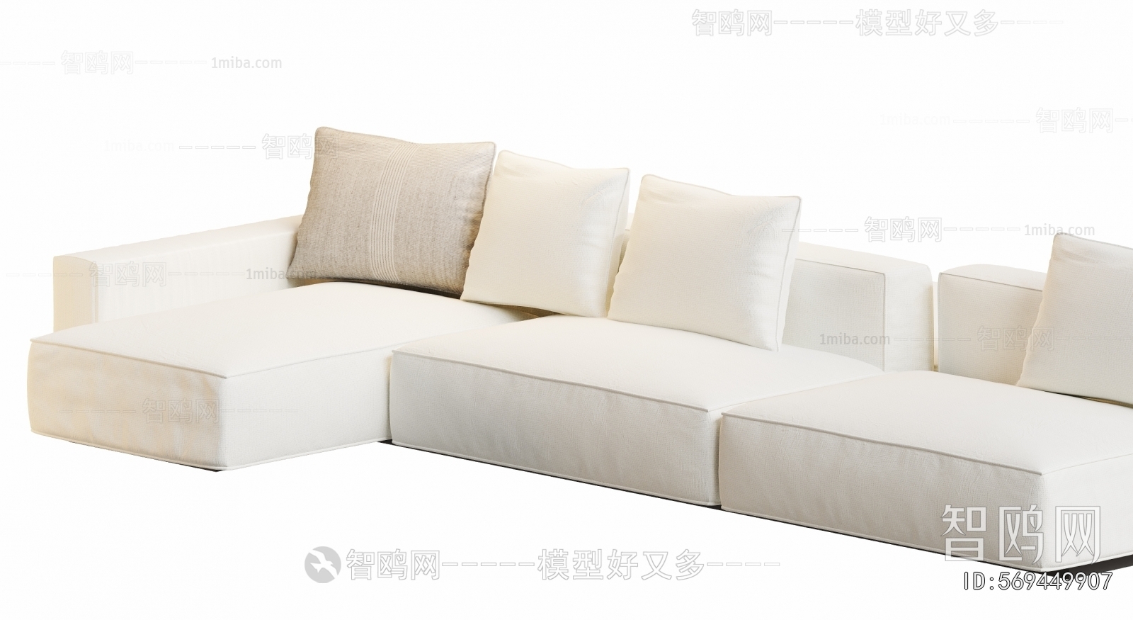 Modern Nordic Style Corner Sofa