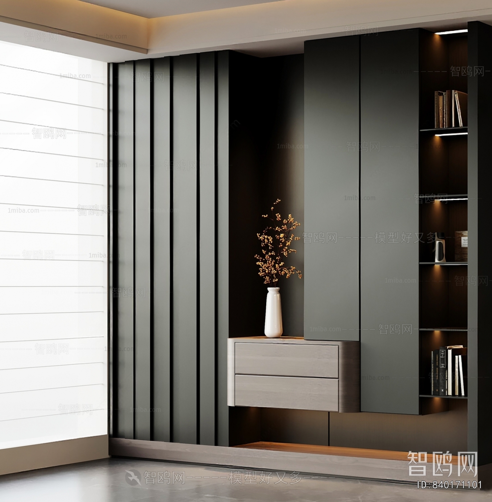 Modern Shoe Cabinet