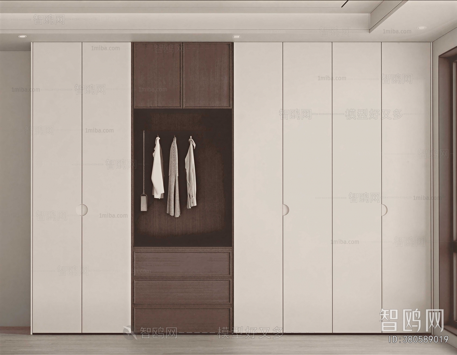 Modern Clothes Storage Area