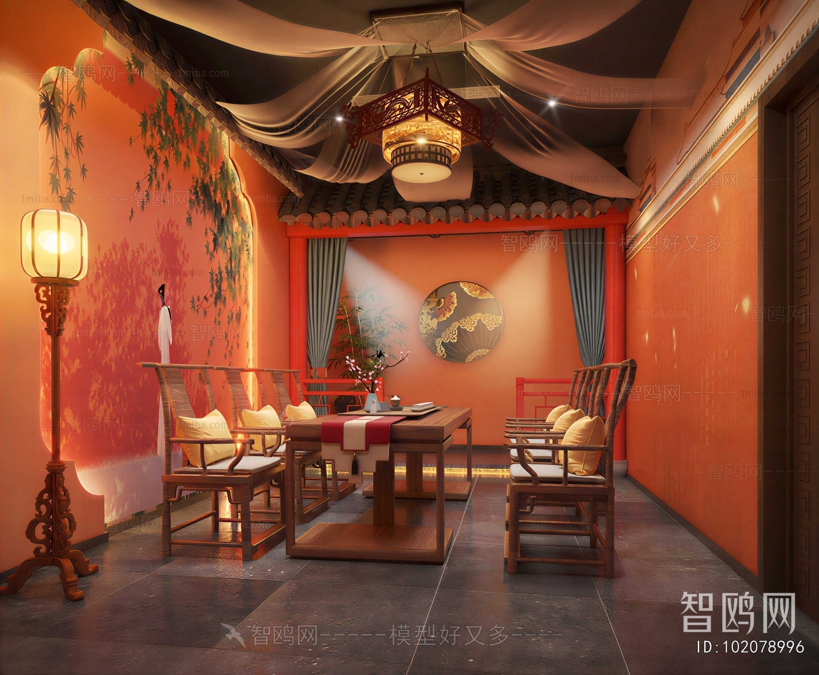 New Chinese Style Chinese Style Restaurant Box