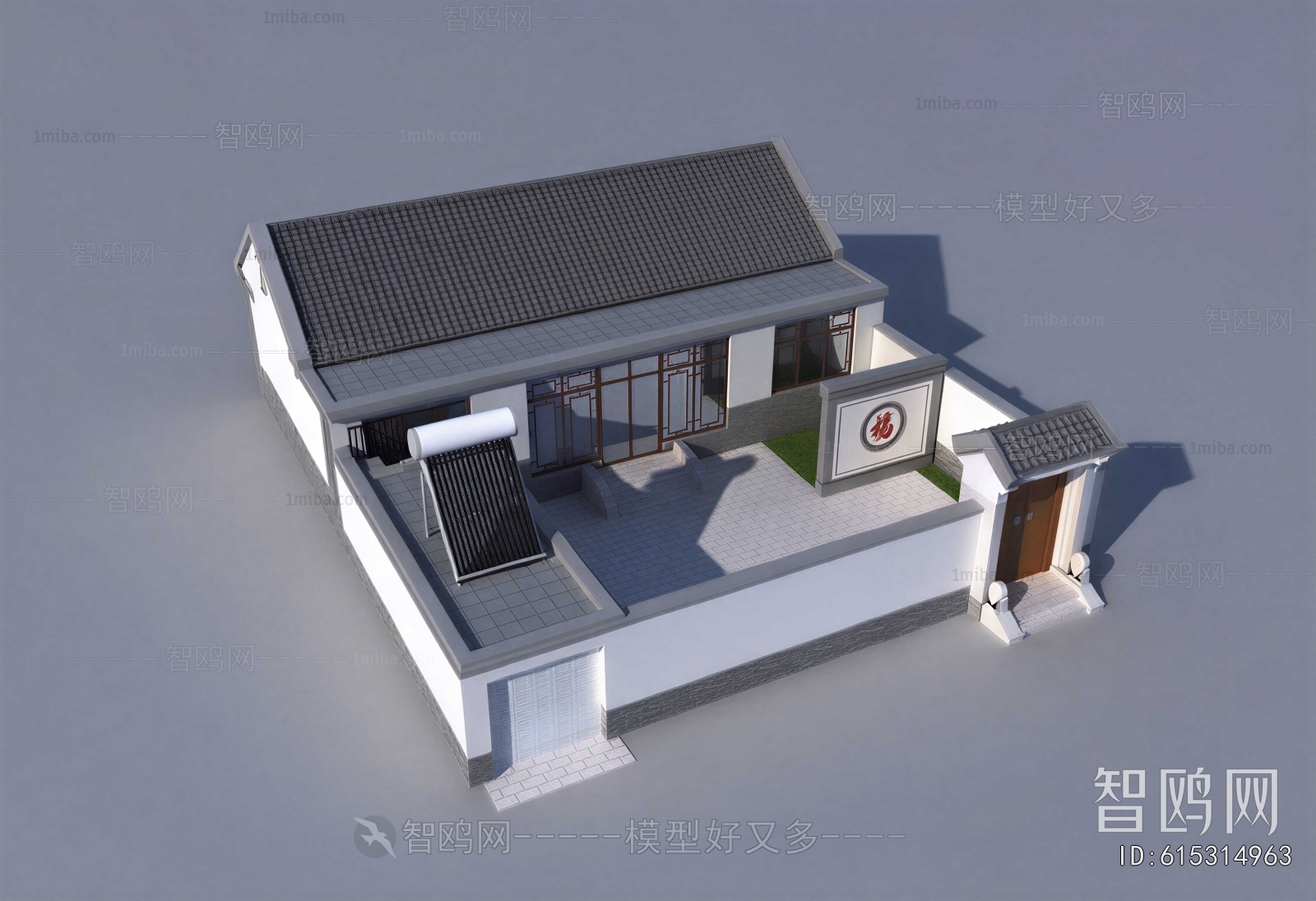 Chinese Style Villa Appearance