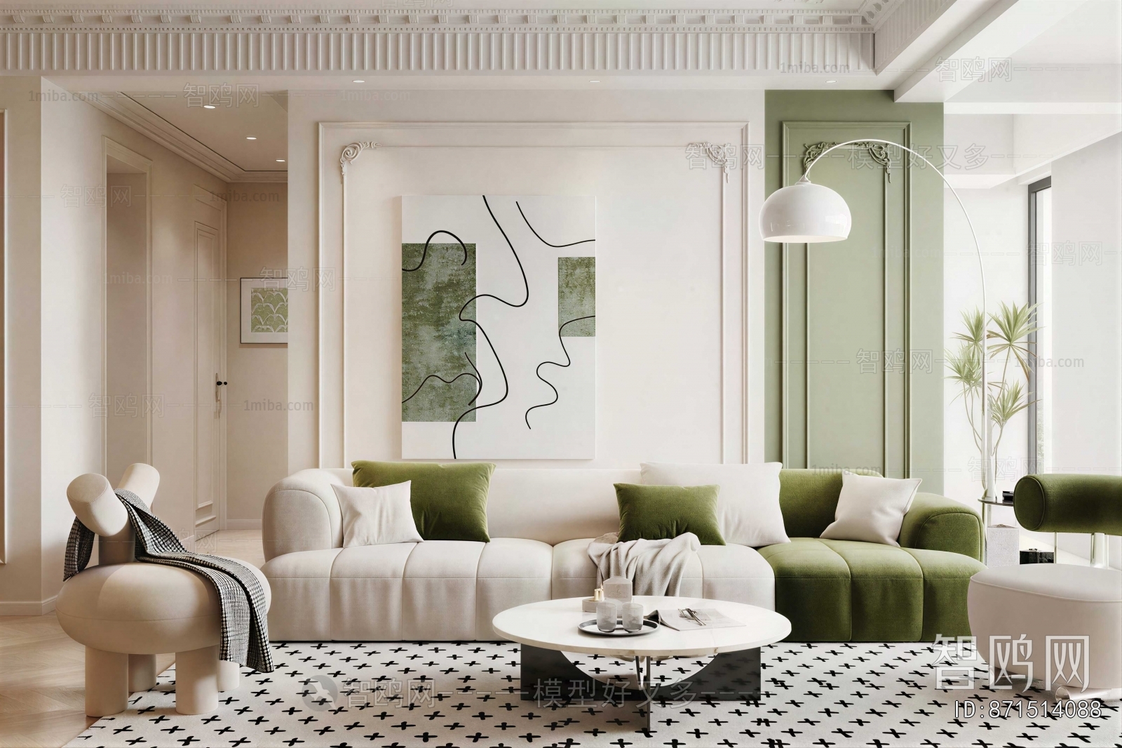 French Style A Living Room