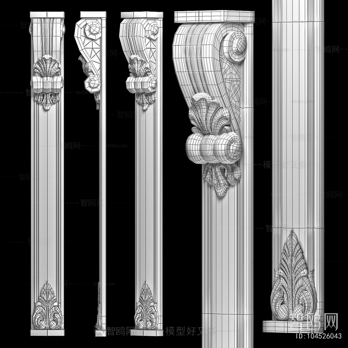 Simple European Style Column