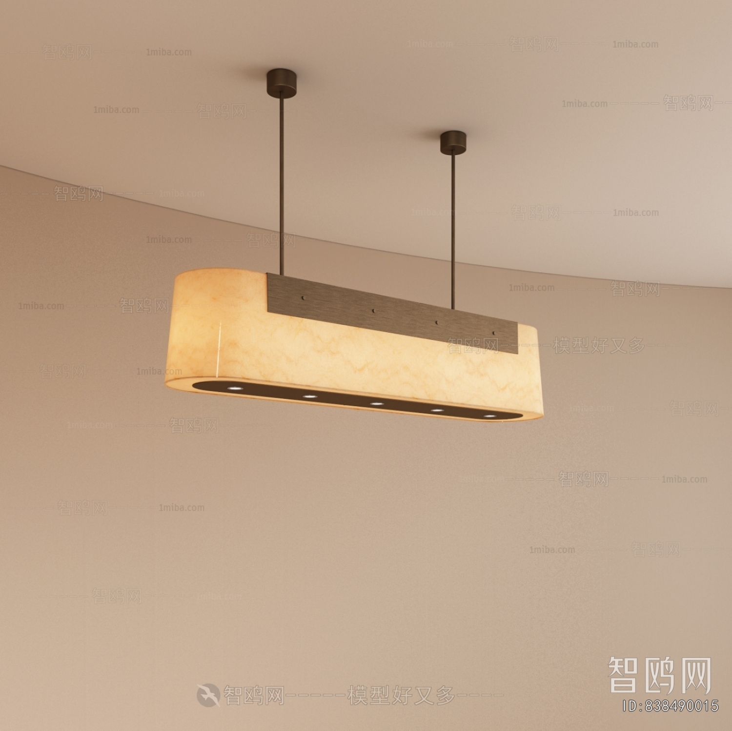 Modern Long Chandelier