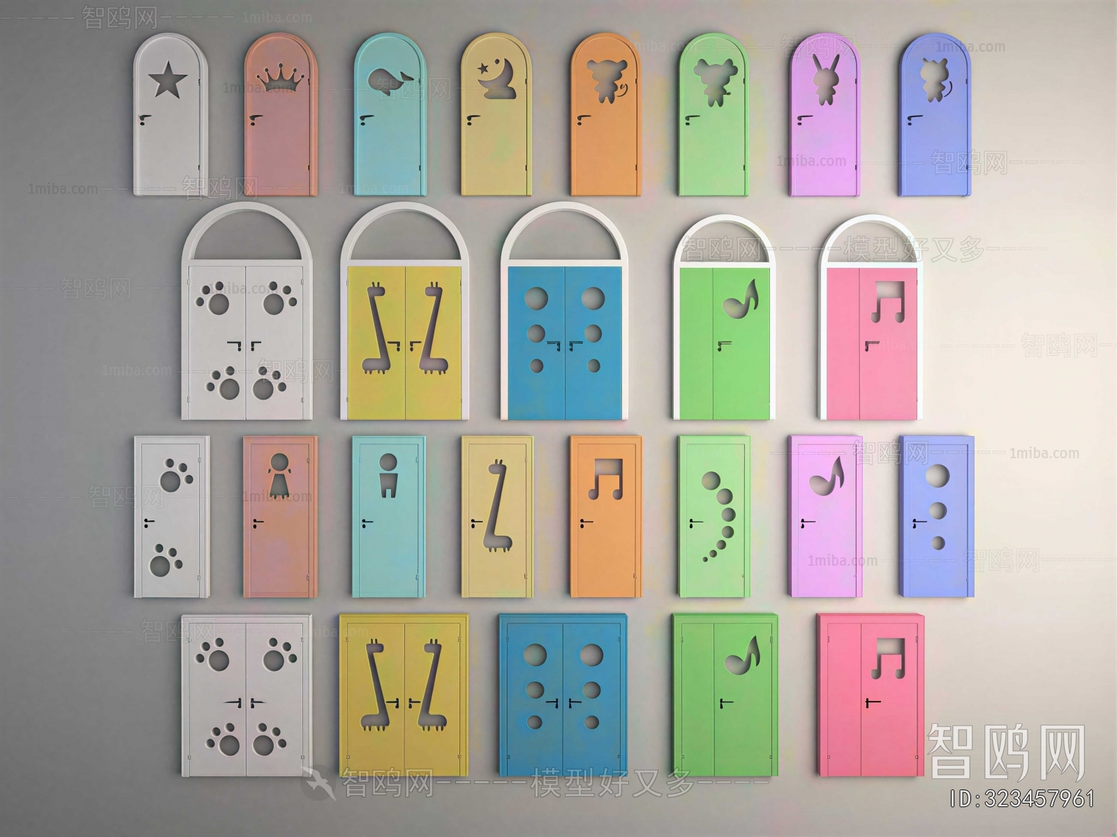 Modern Single Door