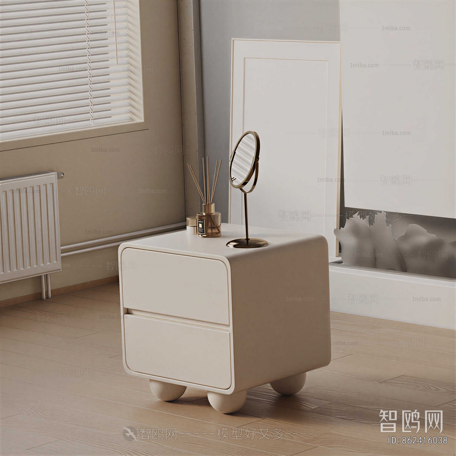 Modern Bedside Cupboard