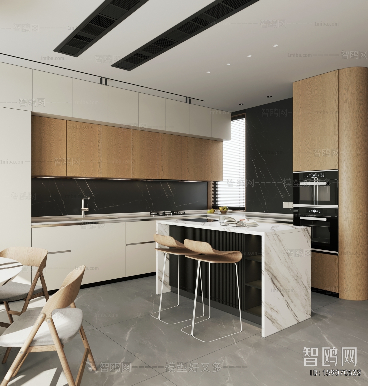Modern Open Kitchen