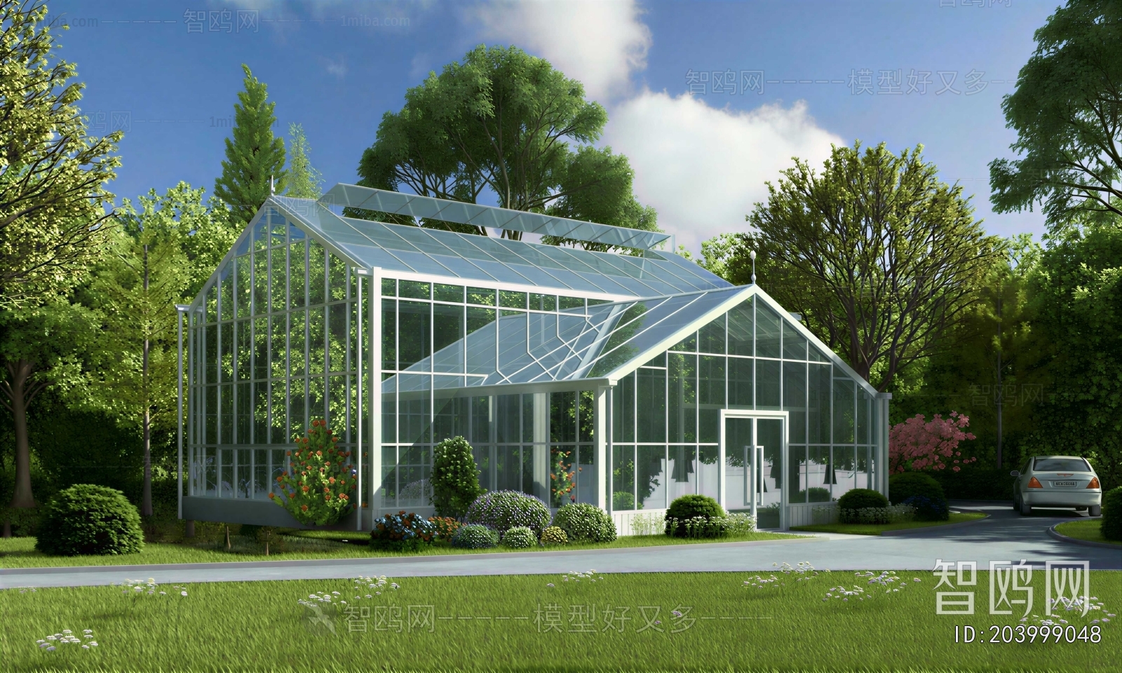 Modern Glass Sunshine Room