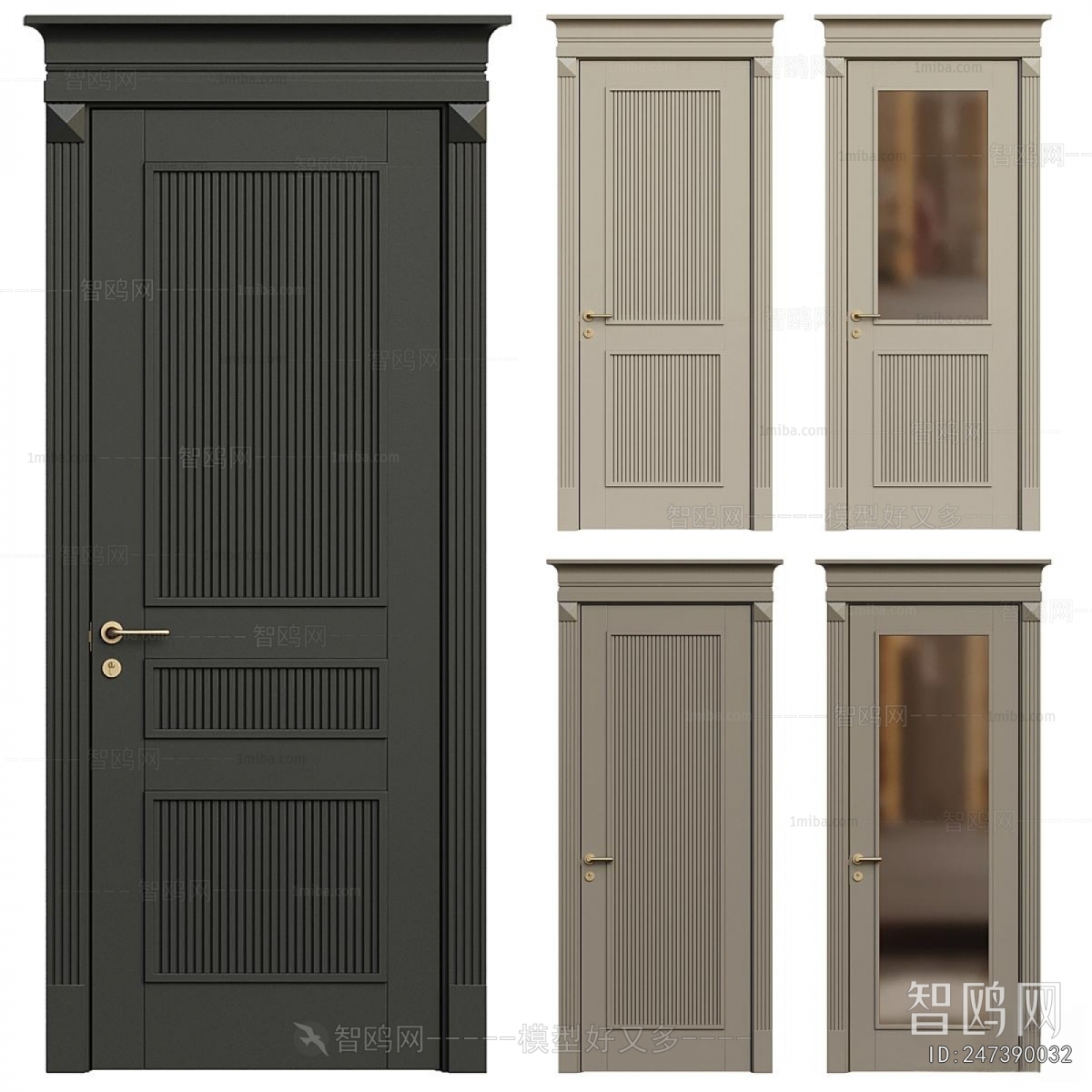 Modern Single Door