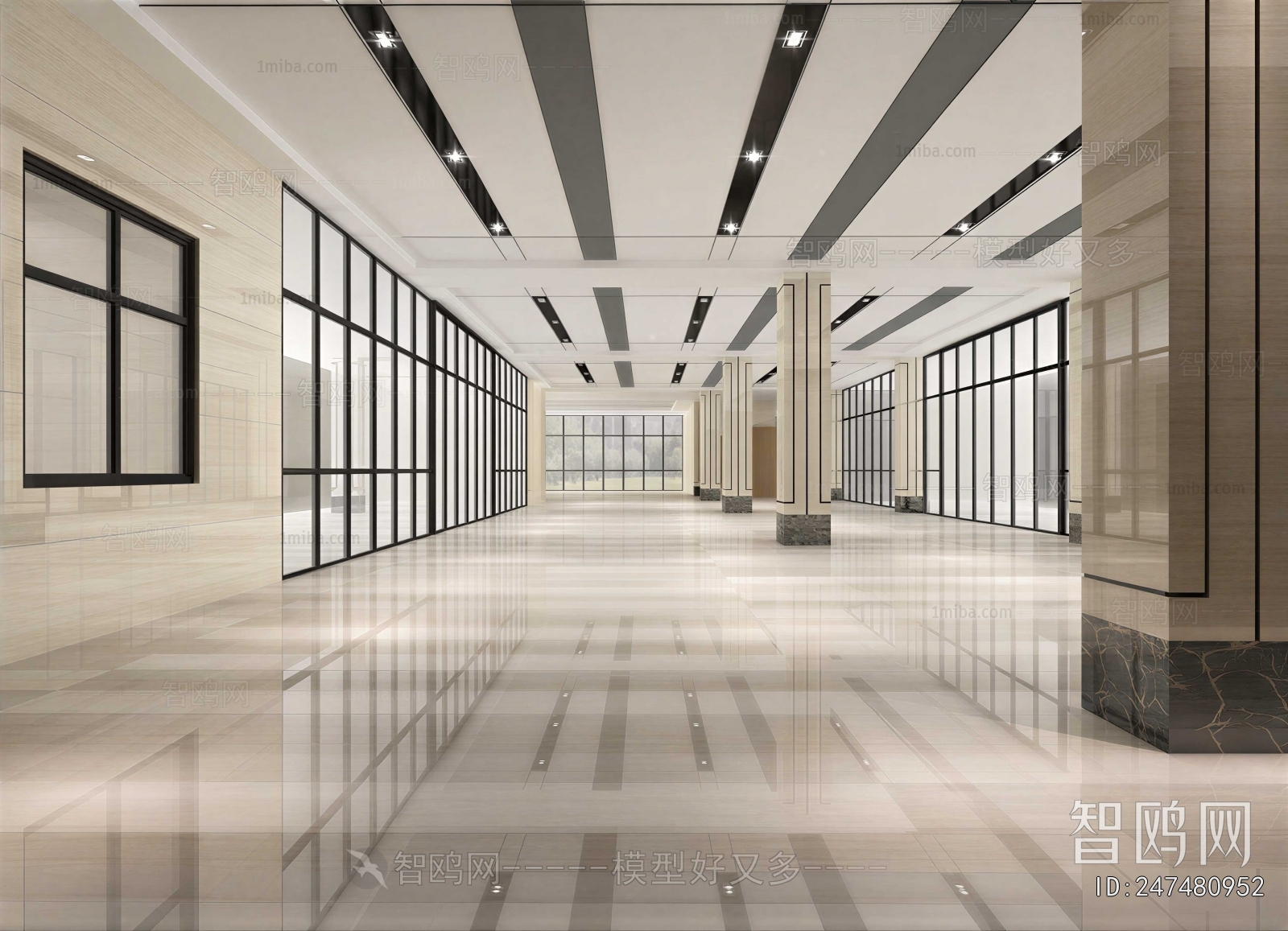 Modern Office Reception Desk