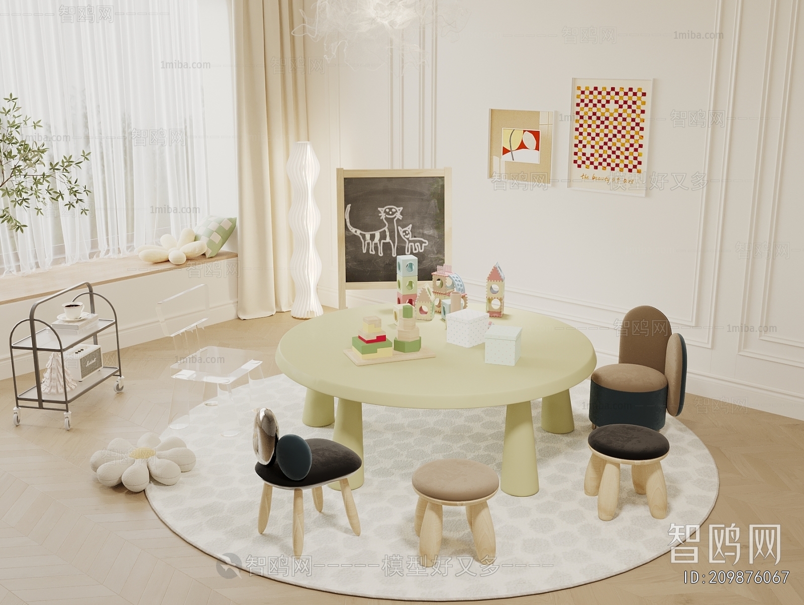 Modern Children's Table/chair