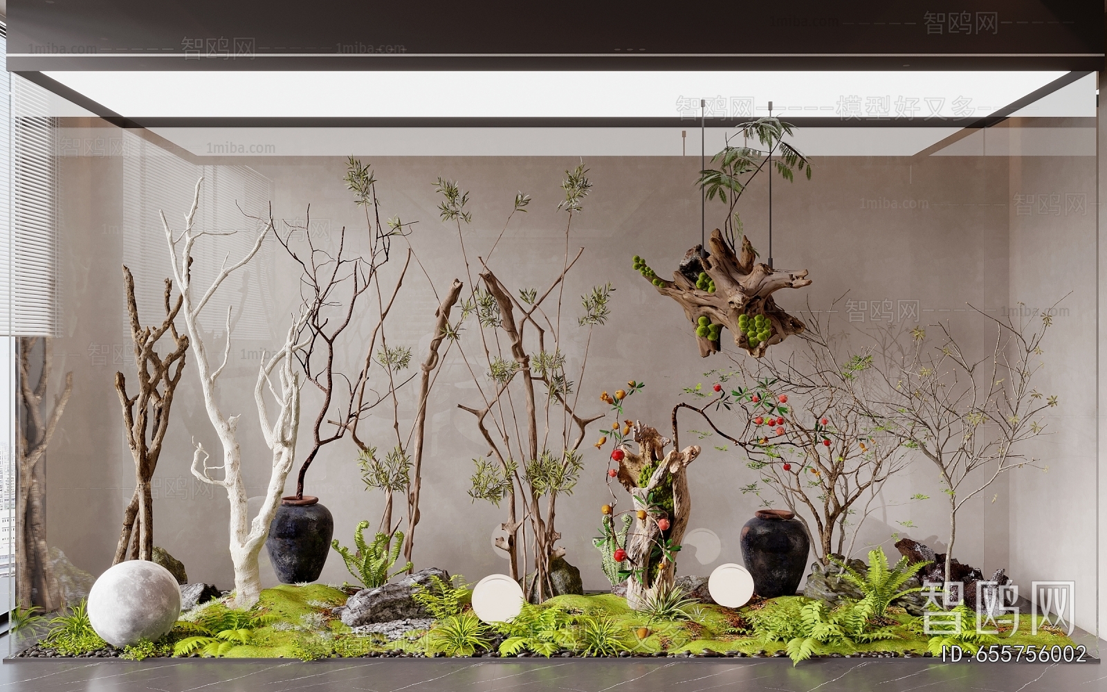 New Chinese Style Plant Landscaping