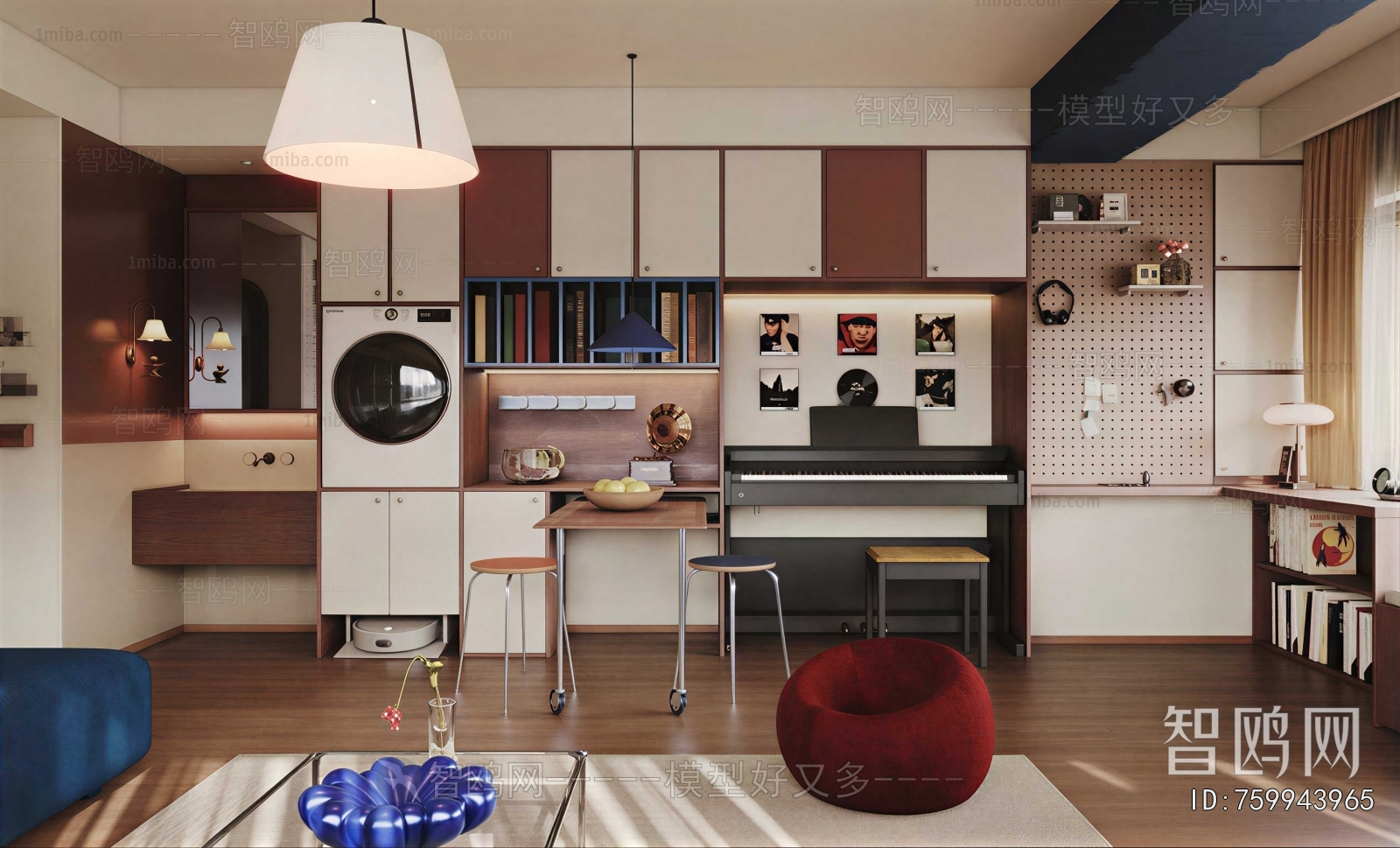 Modern Piano Room