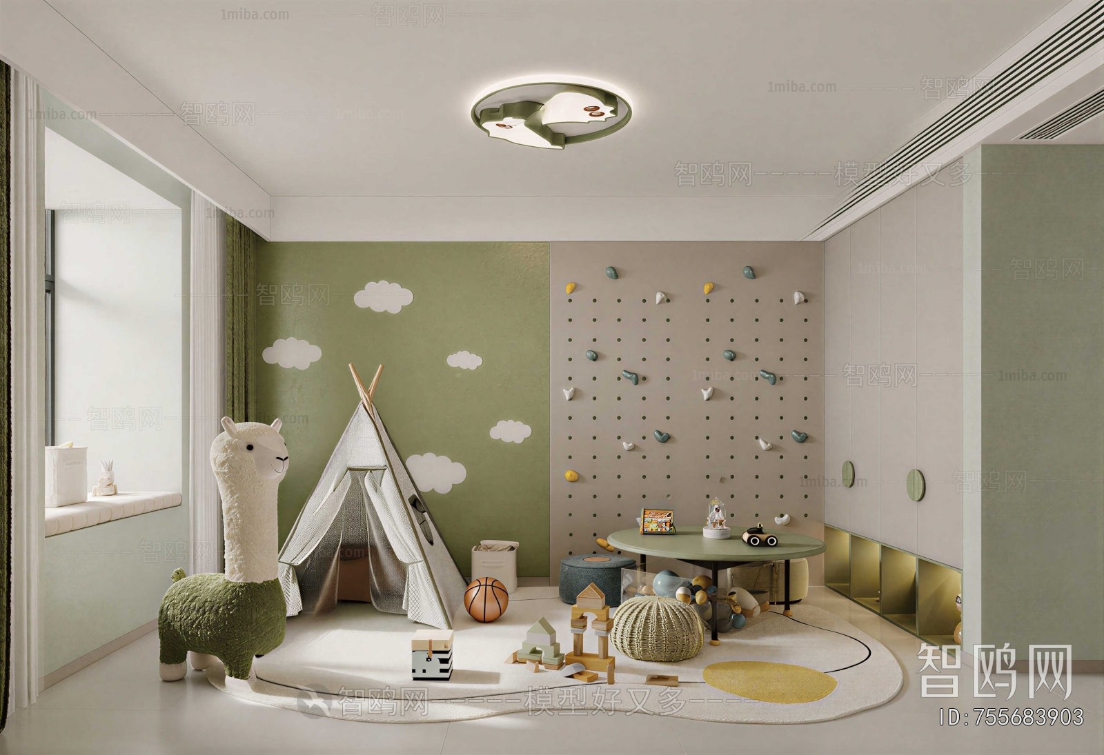 Modern Boy's Room And Son's Room