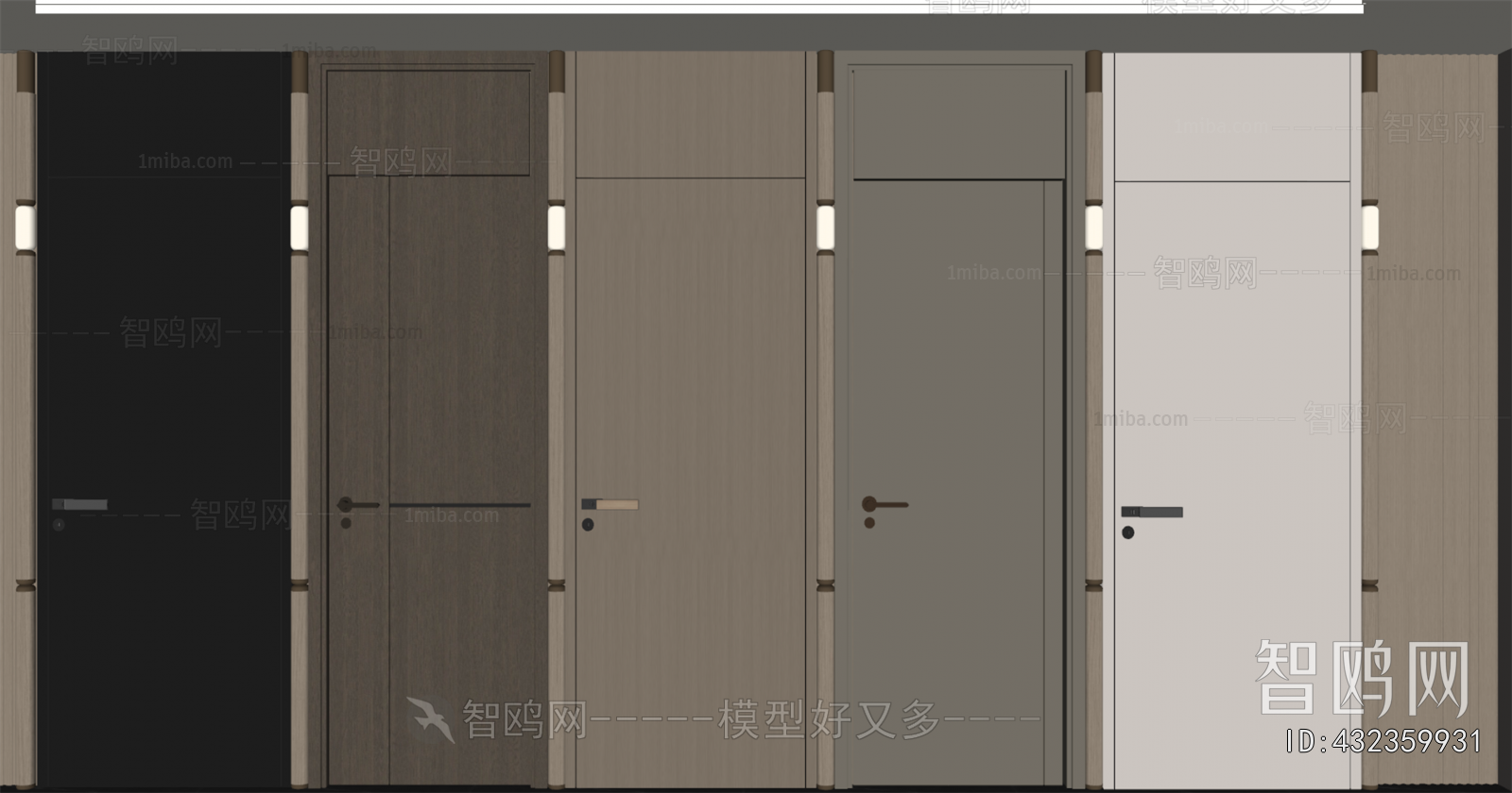 Modern Single Door