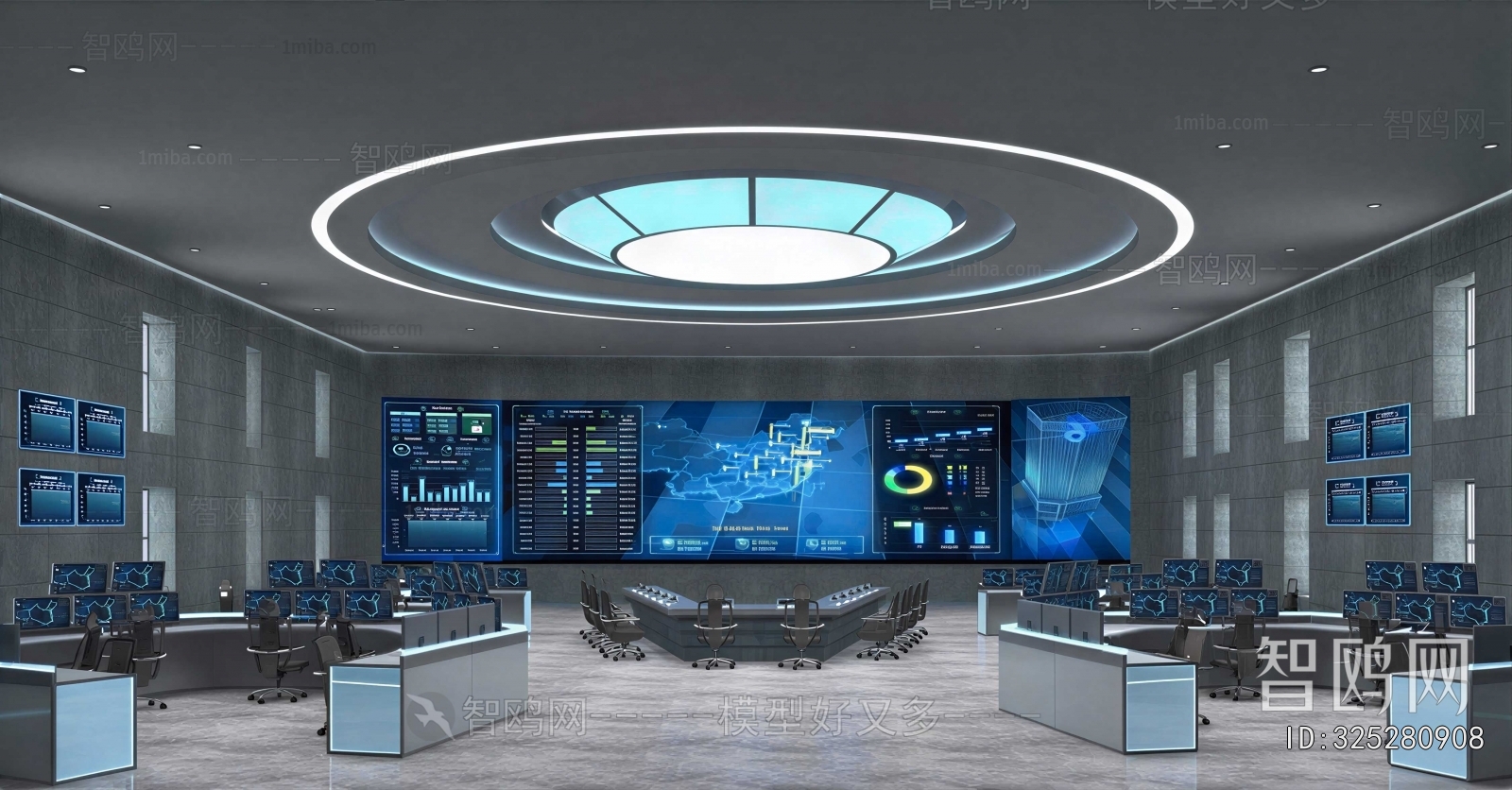 Modern Monitor Room