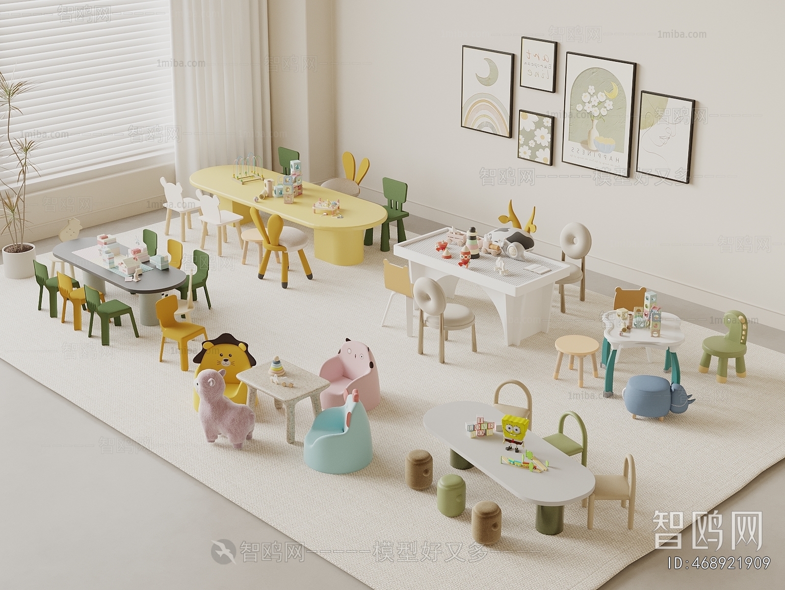 Modern Children's Table/chair