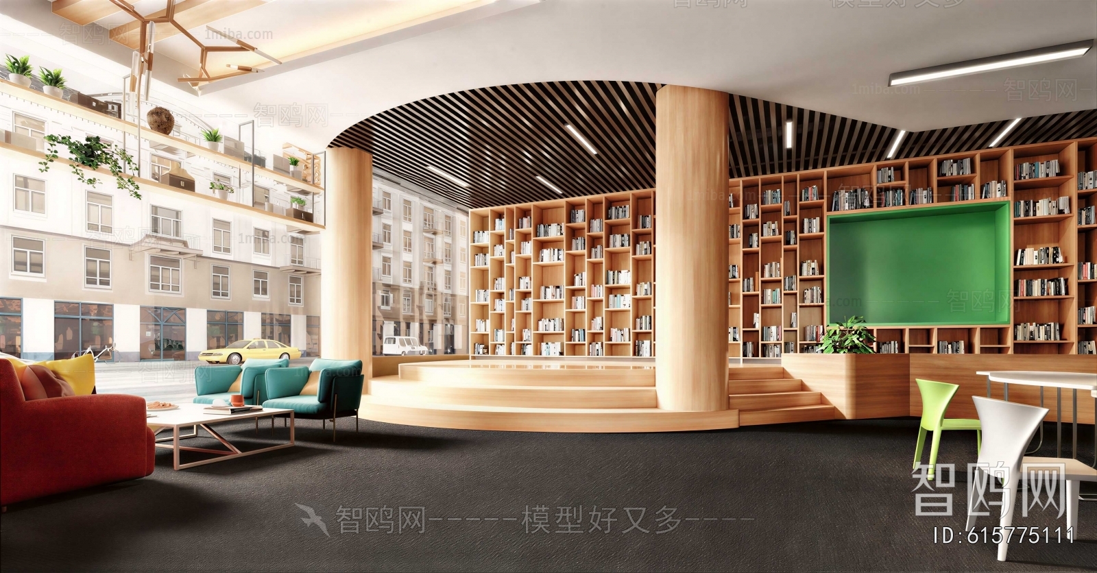 New Chinese Style Library