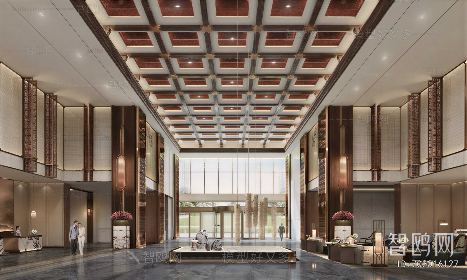 New Chinese Style Lobby Hall
