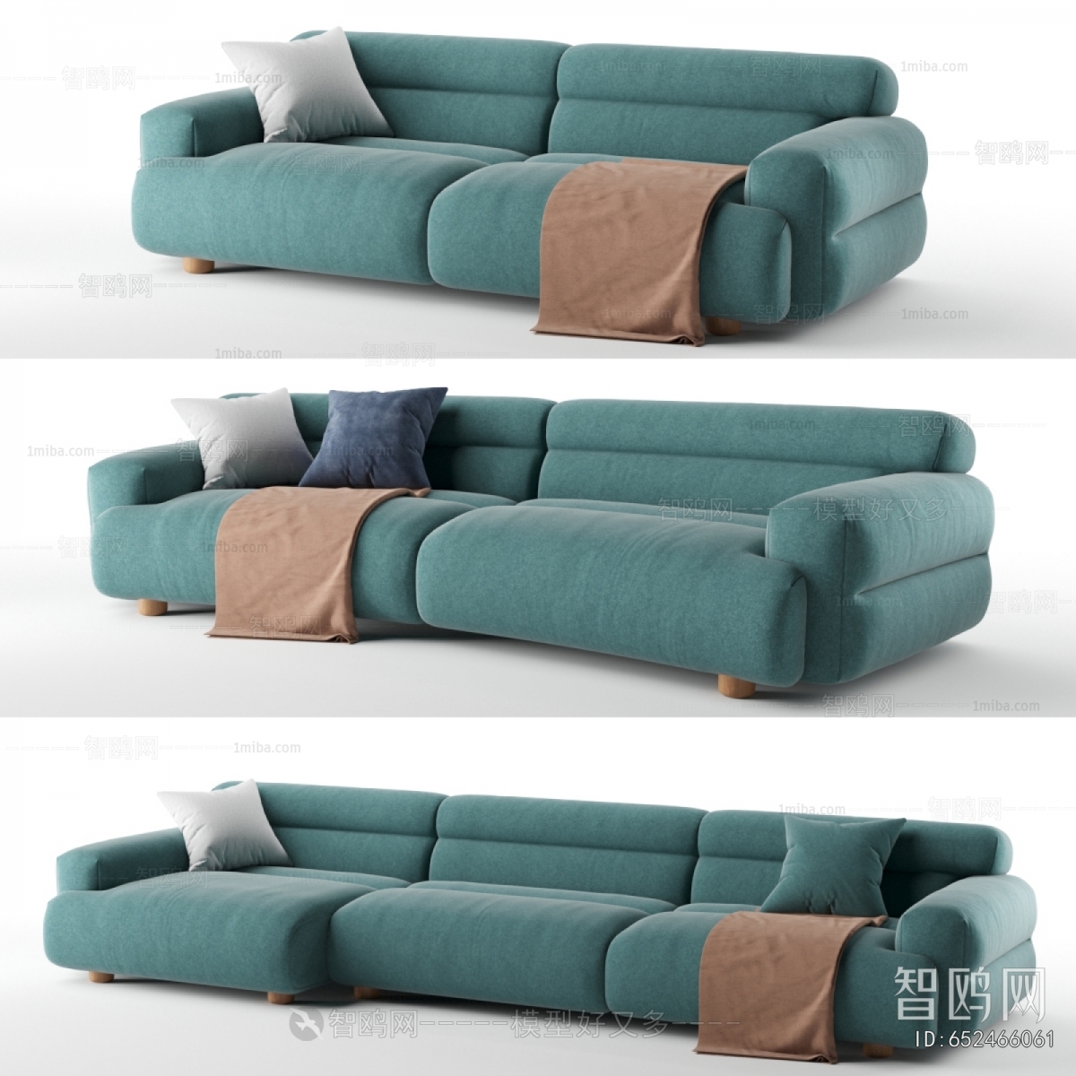 Modern Multi Person Sofa