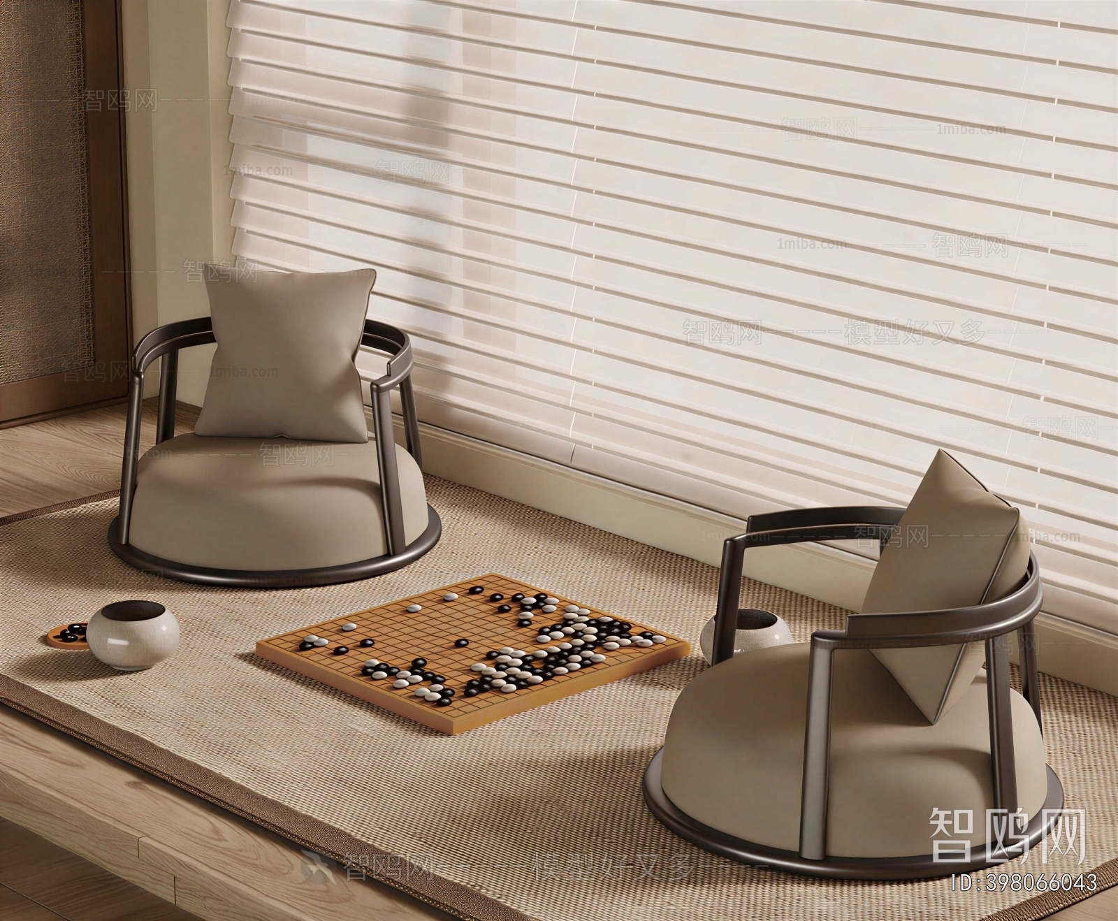 New Chinese Style Lounge Chair