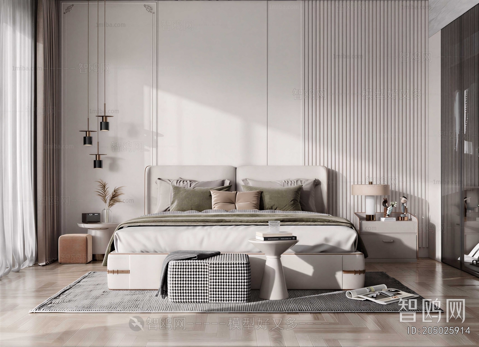 Modern Double Bed