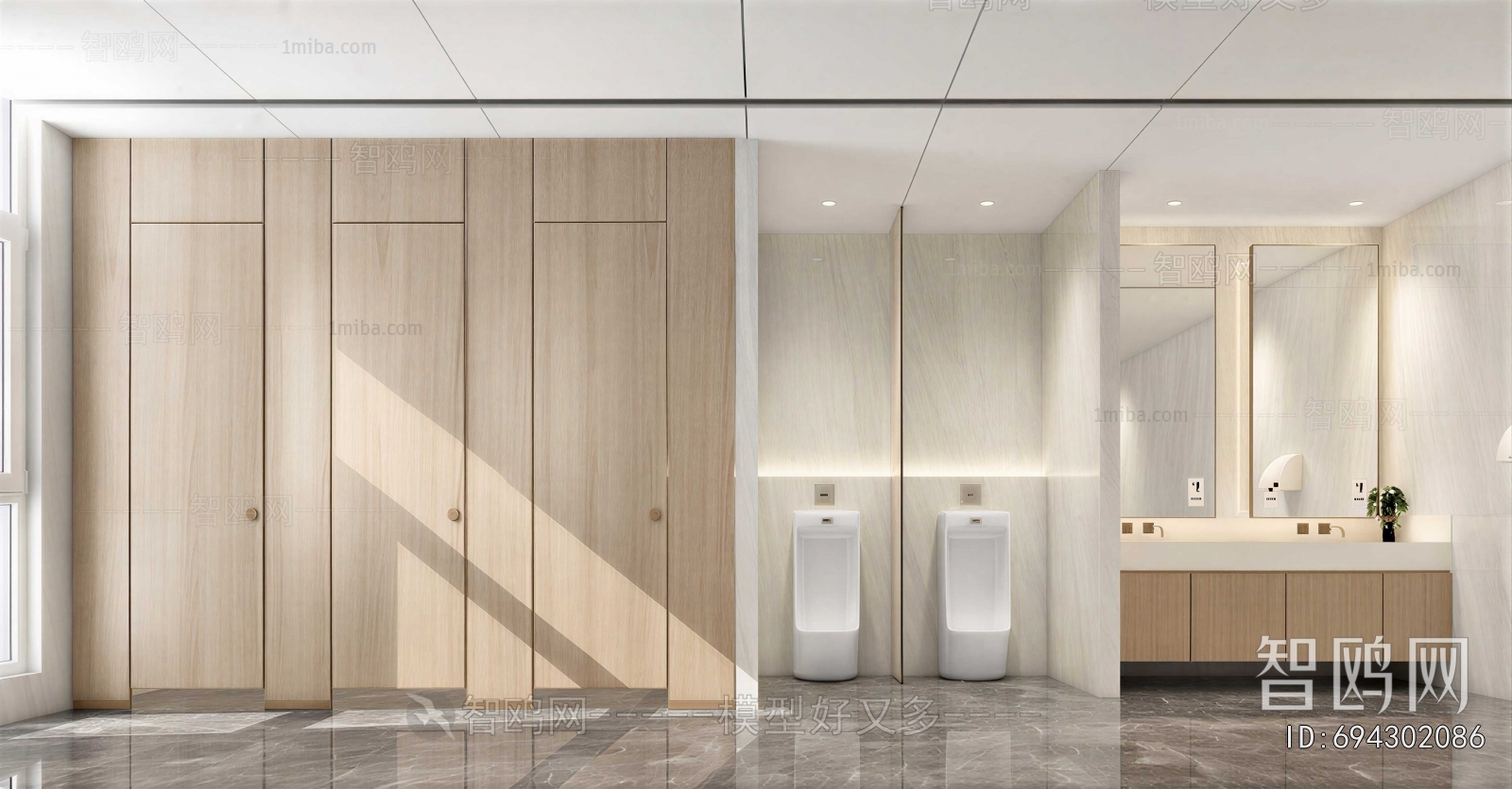 Modern Public Toilet