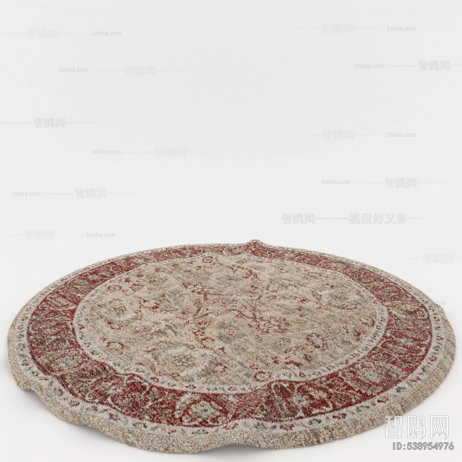 French Style Circular Carpet