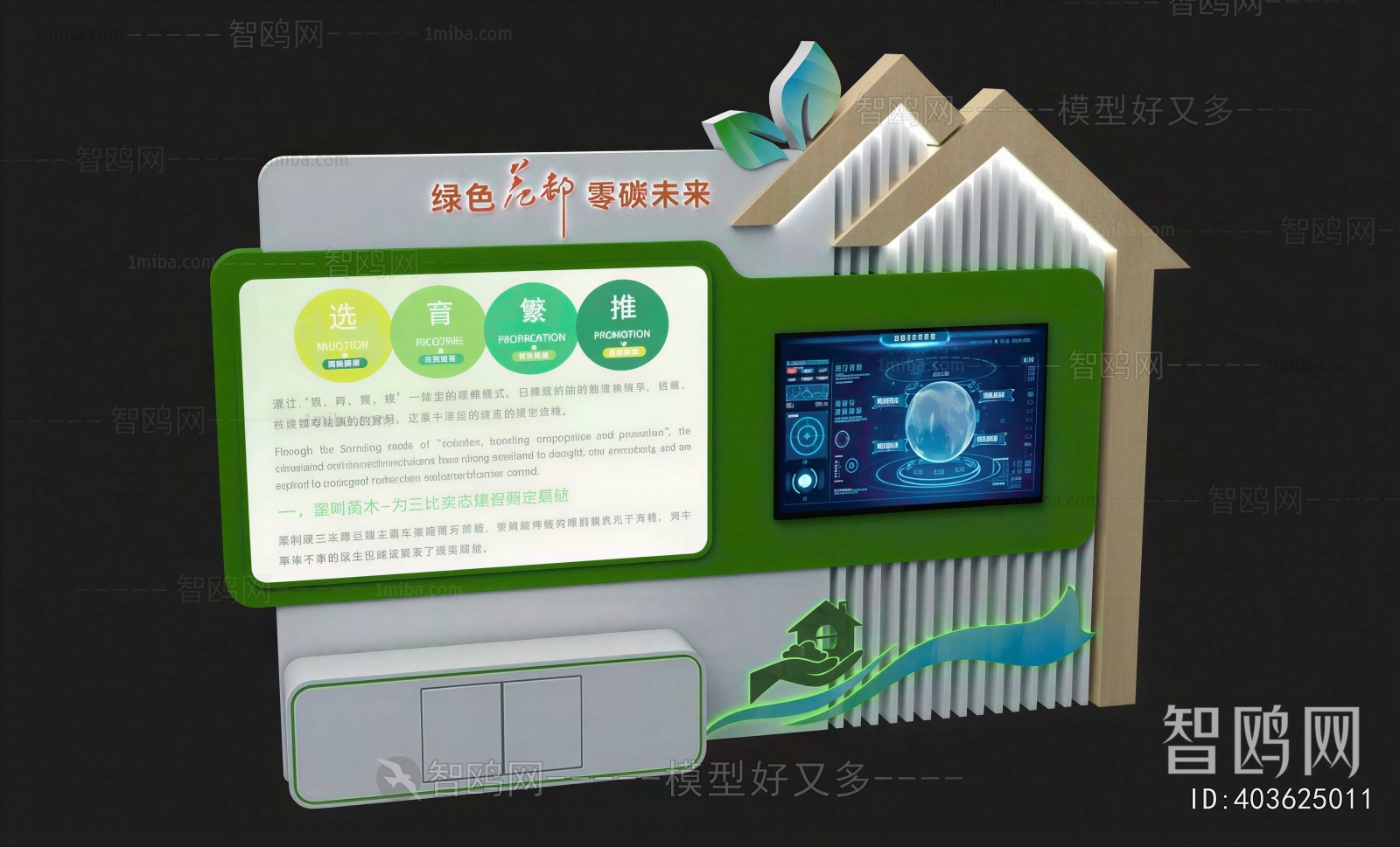 Modern Guide Board/bulletin Board