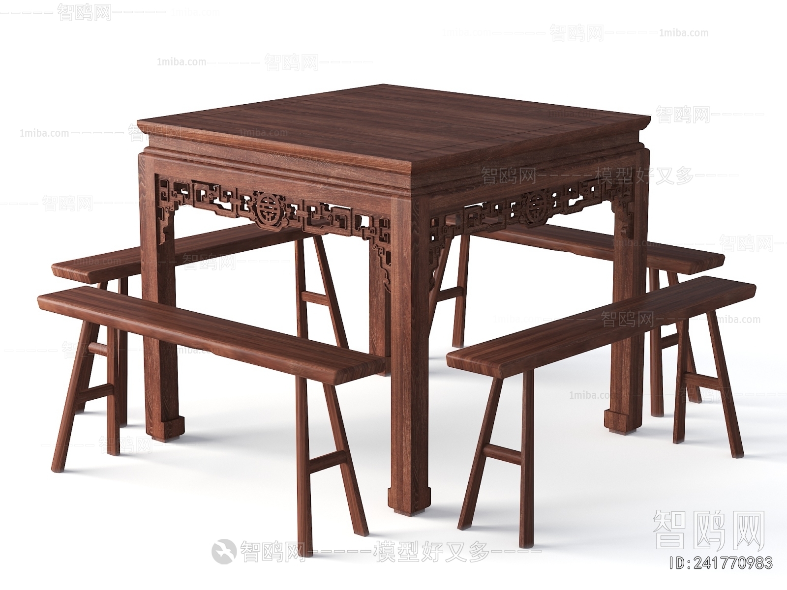 Chinese Style Dining Table And Chairs