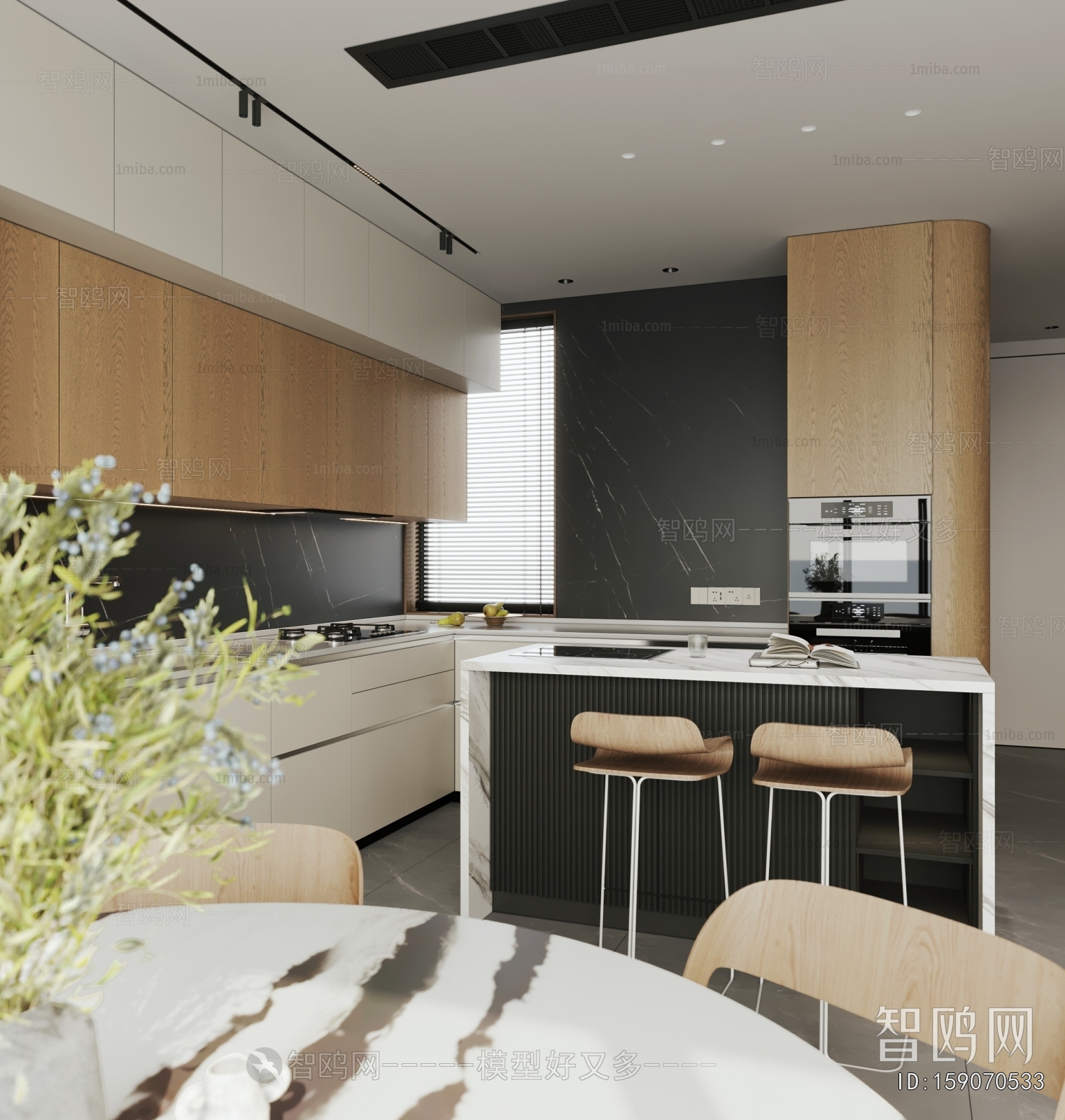 Modern Open Kitchen