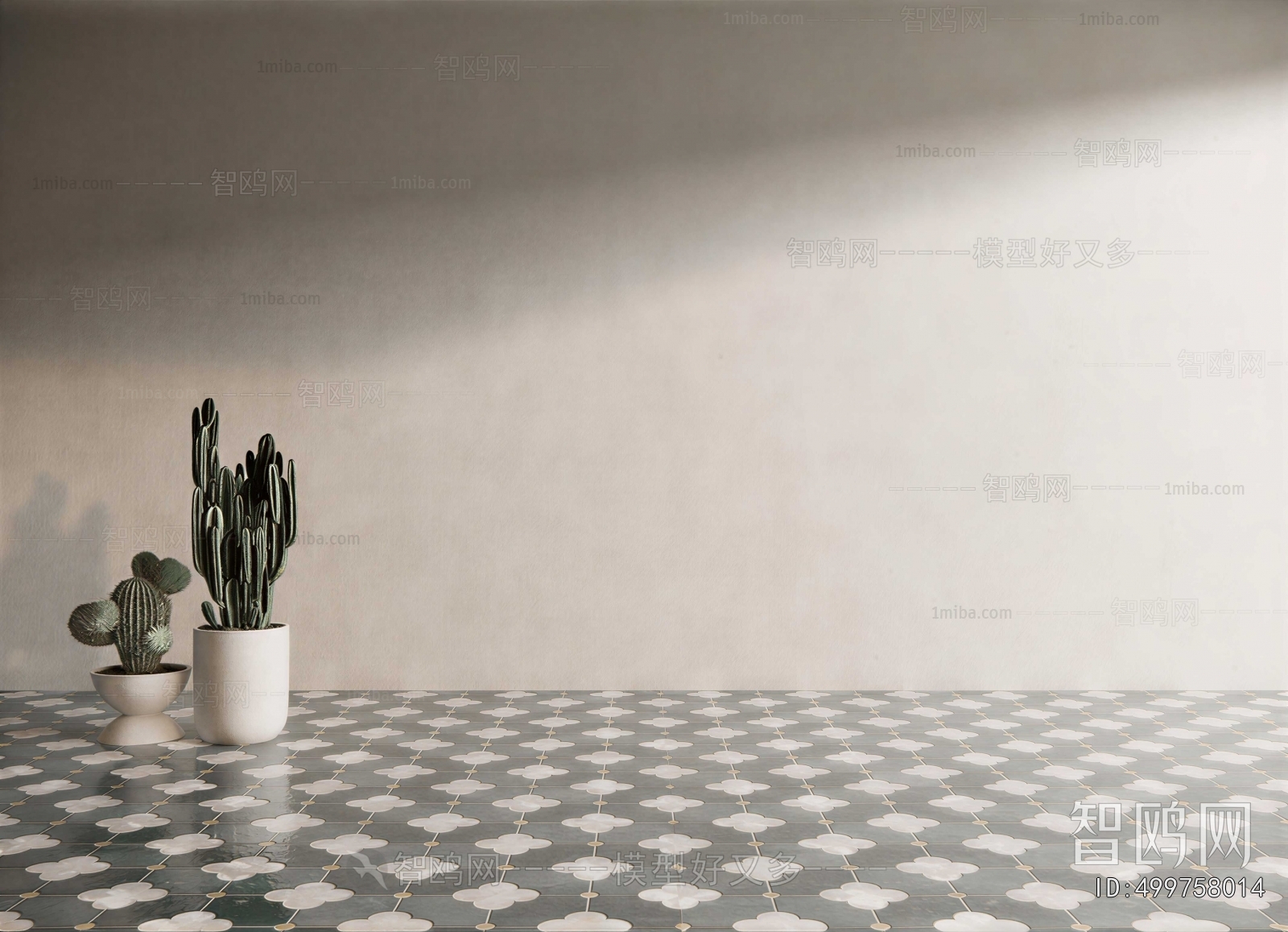 Modern Ground Green Plant Potted Plants