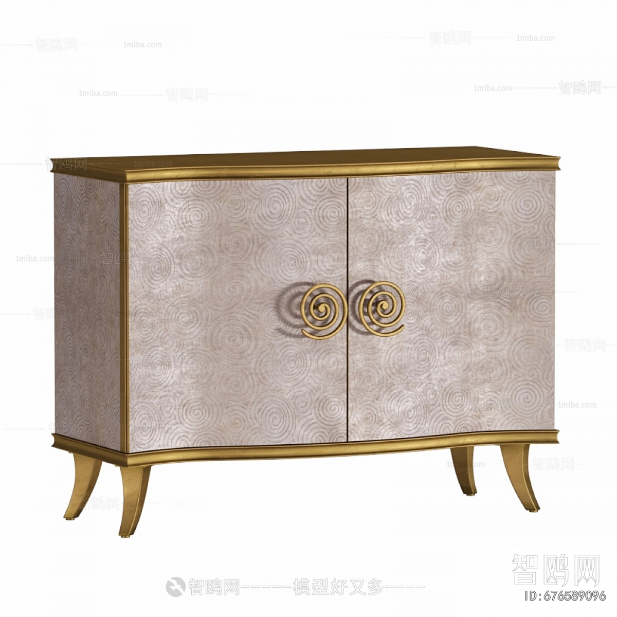 New Chinese Style Side Cabinet