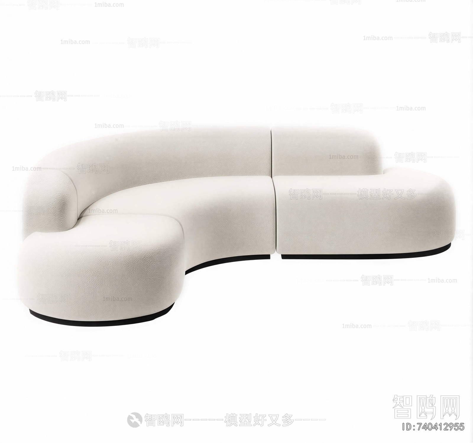 Modern Curved Sofa