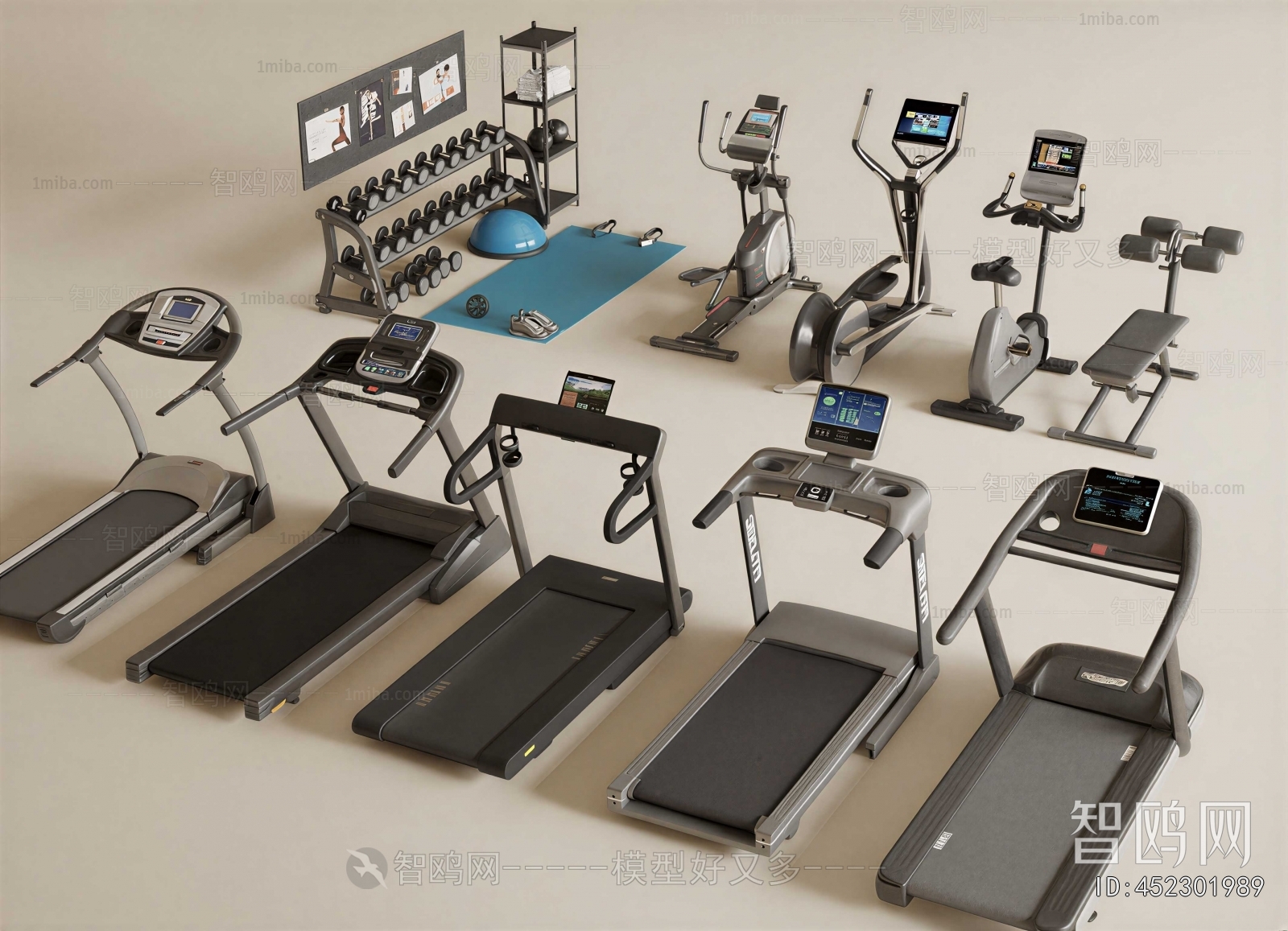 Modern Fitness Equipment