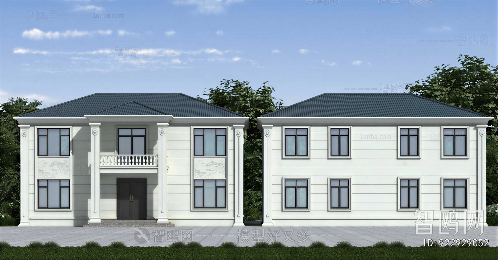 Simple European Style Detached Villa