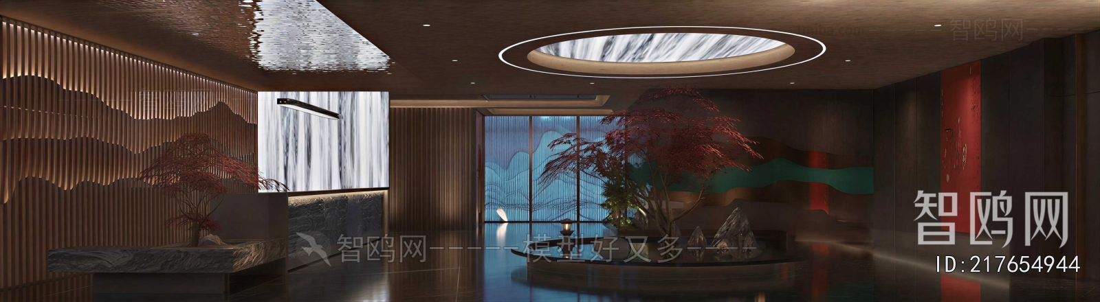 New Chinese Style Lobby Hall