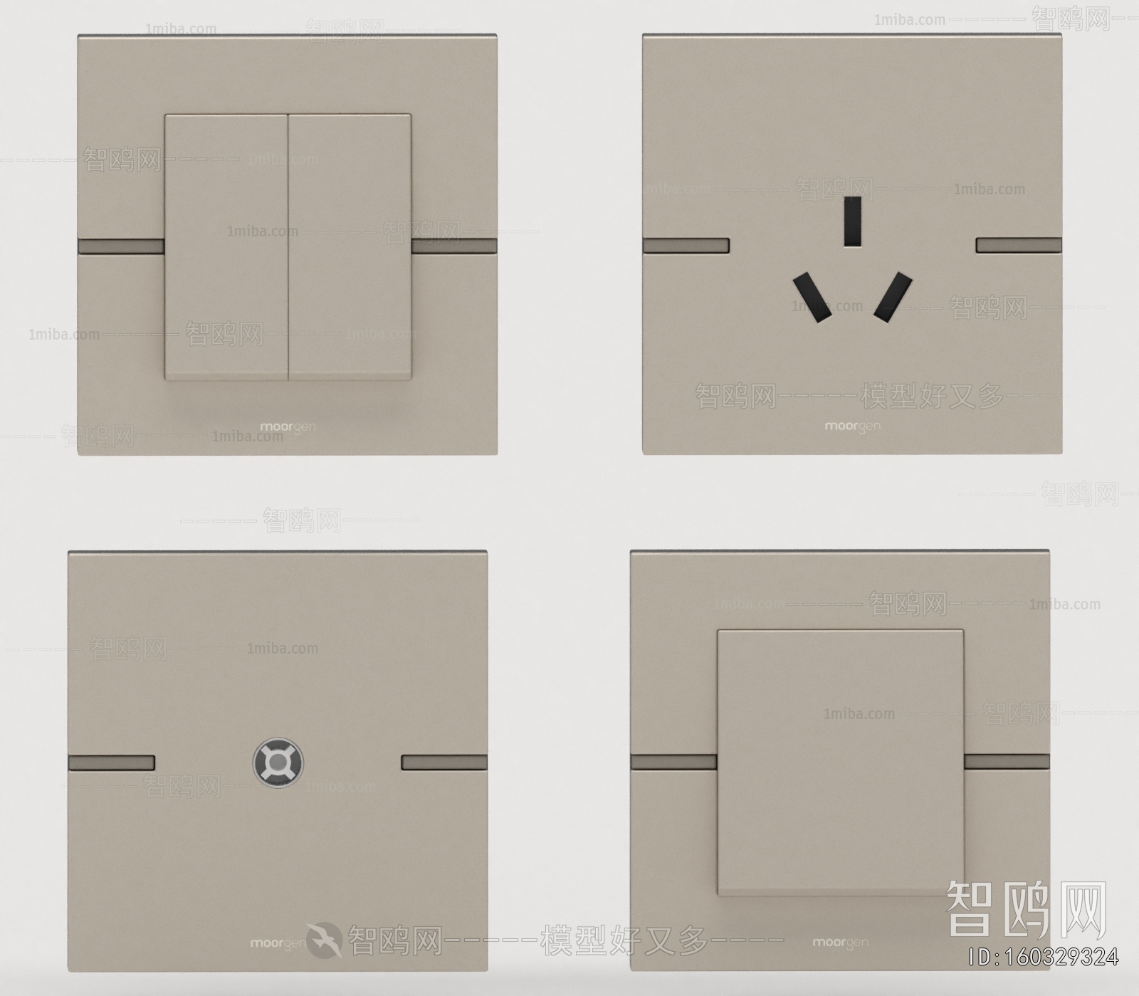 Modern Switch Socket Panel