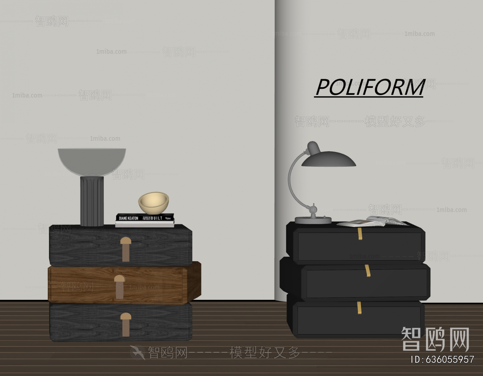 Modern Bedside Cupboard