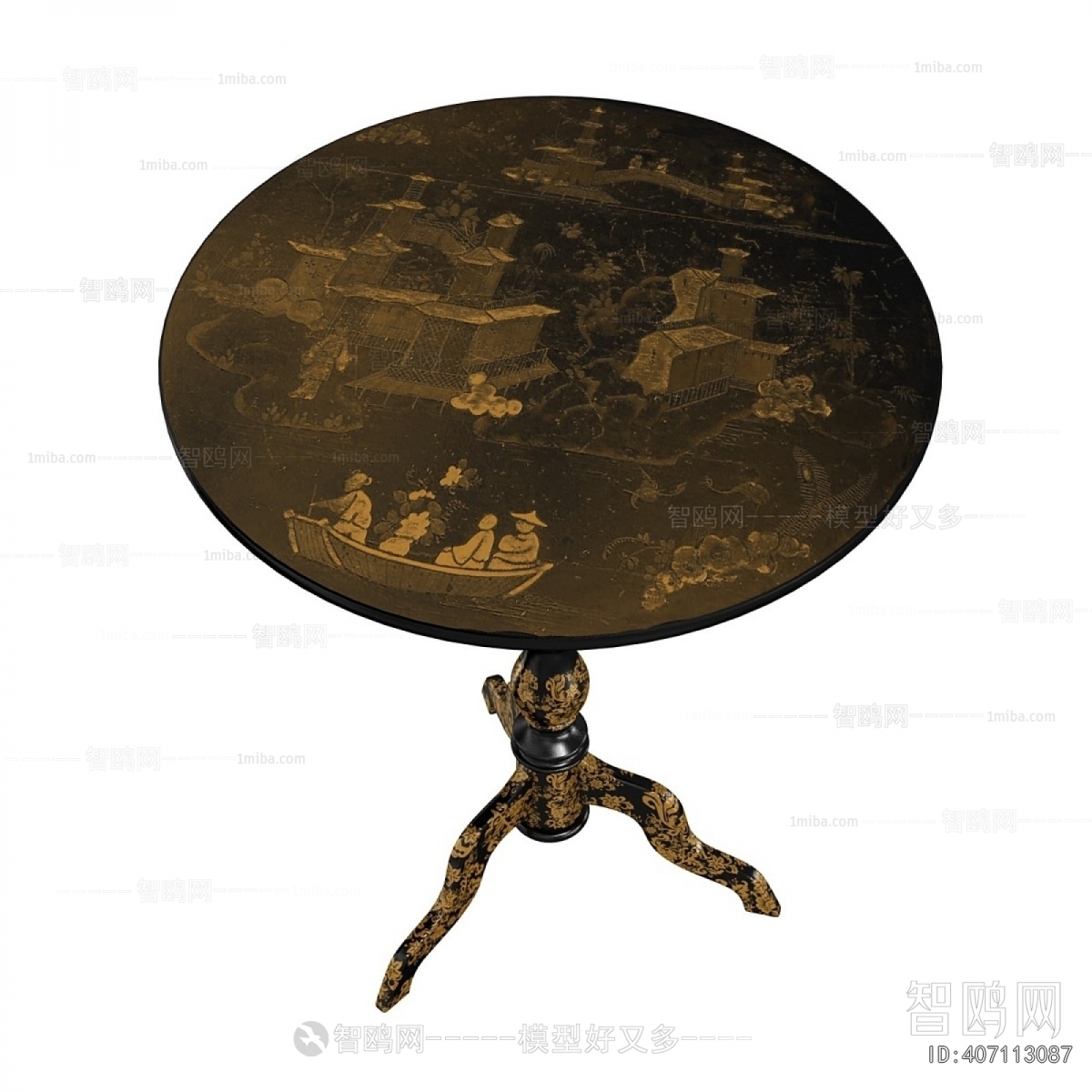 New Chinese Style Chinese Style Side Table/corner Table